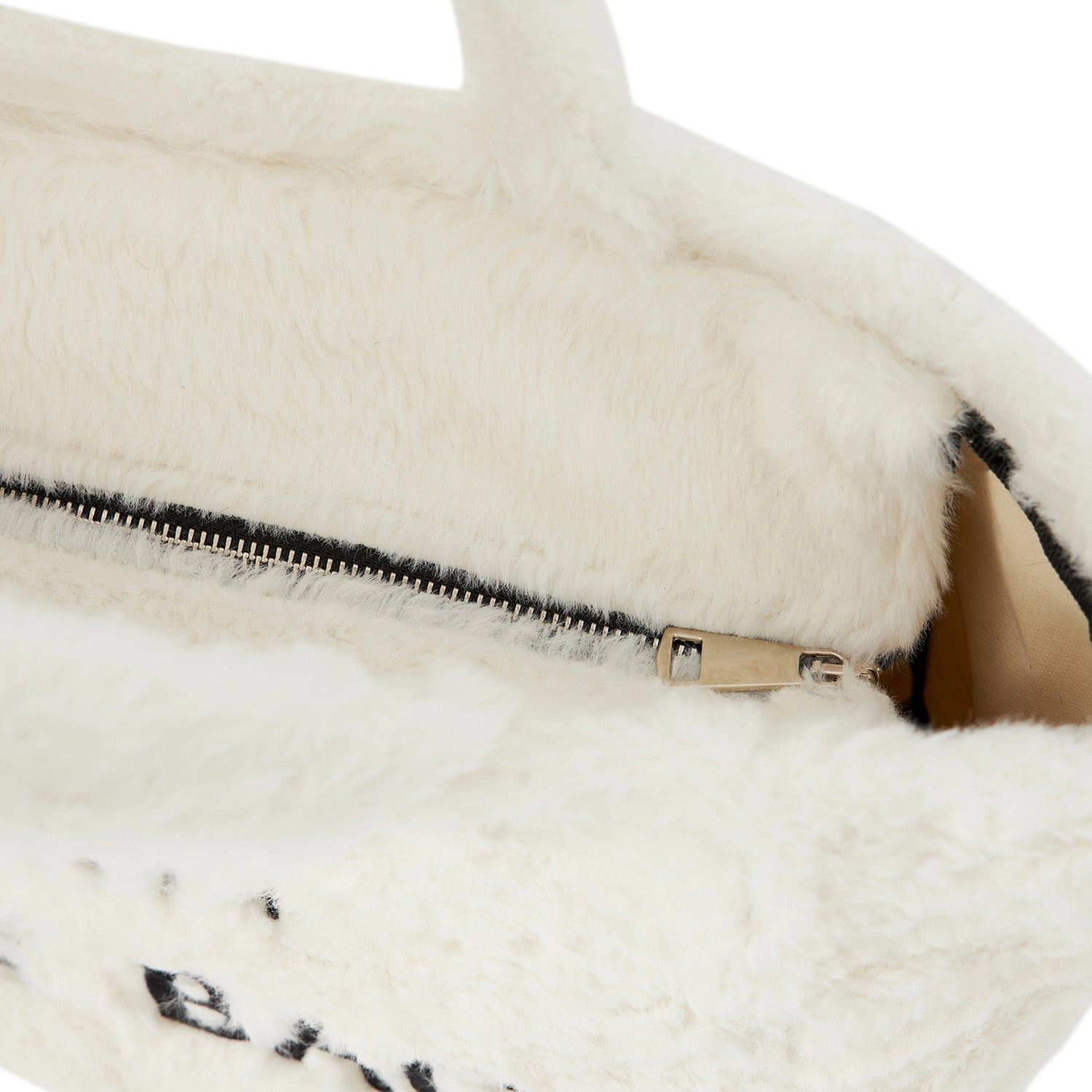 FLUFFY TOTE BAG - WEIß