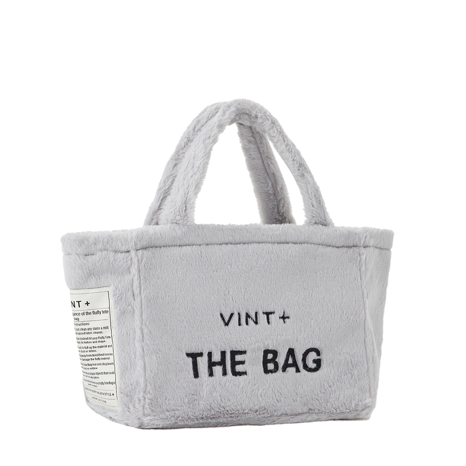 FLUFFY BAG - GRAY
