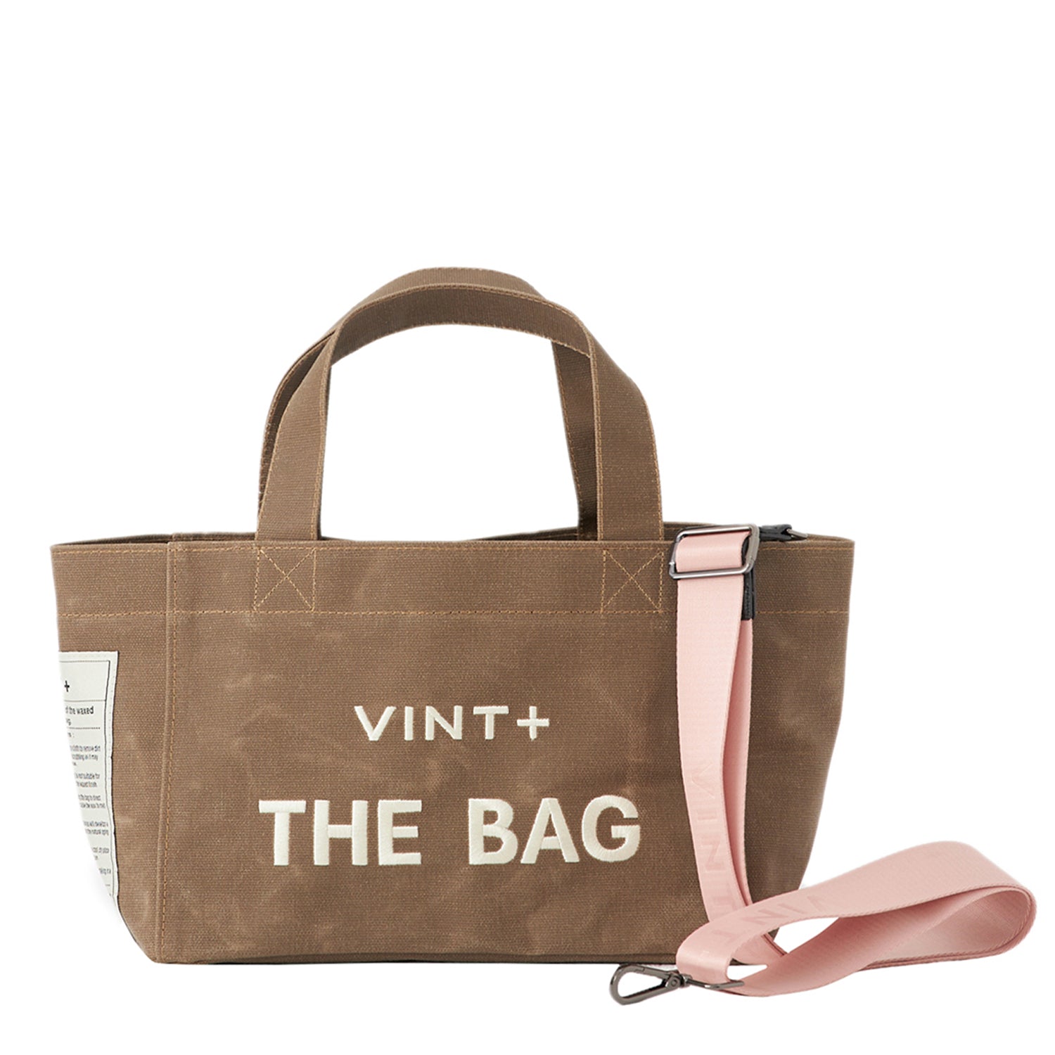 SAC CABAS EN TOILE - PETIT - MARRON