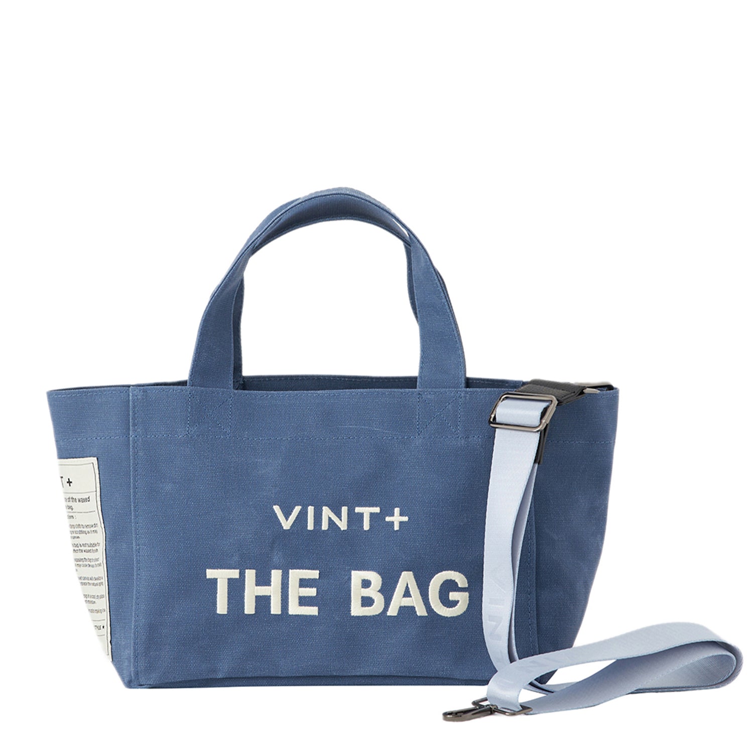 SAC CABAS EN TOILE - PETIT - BLEU