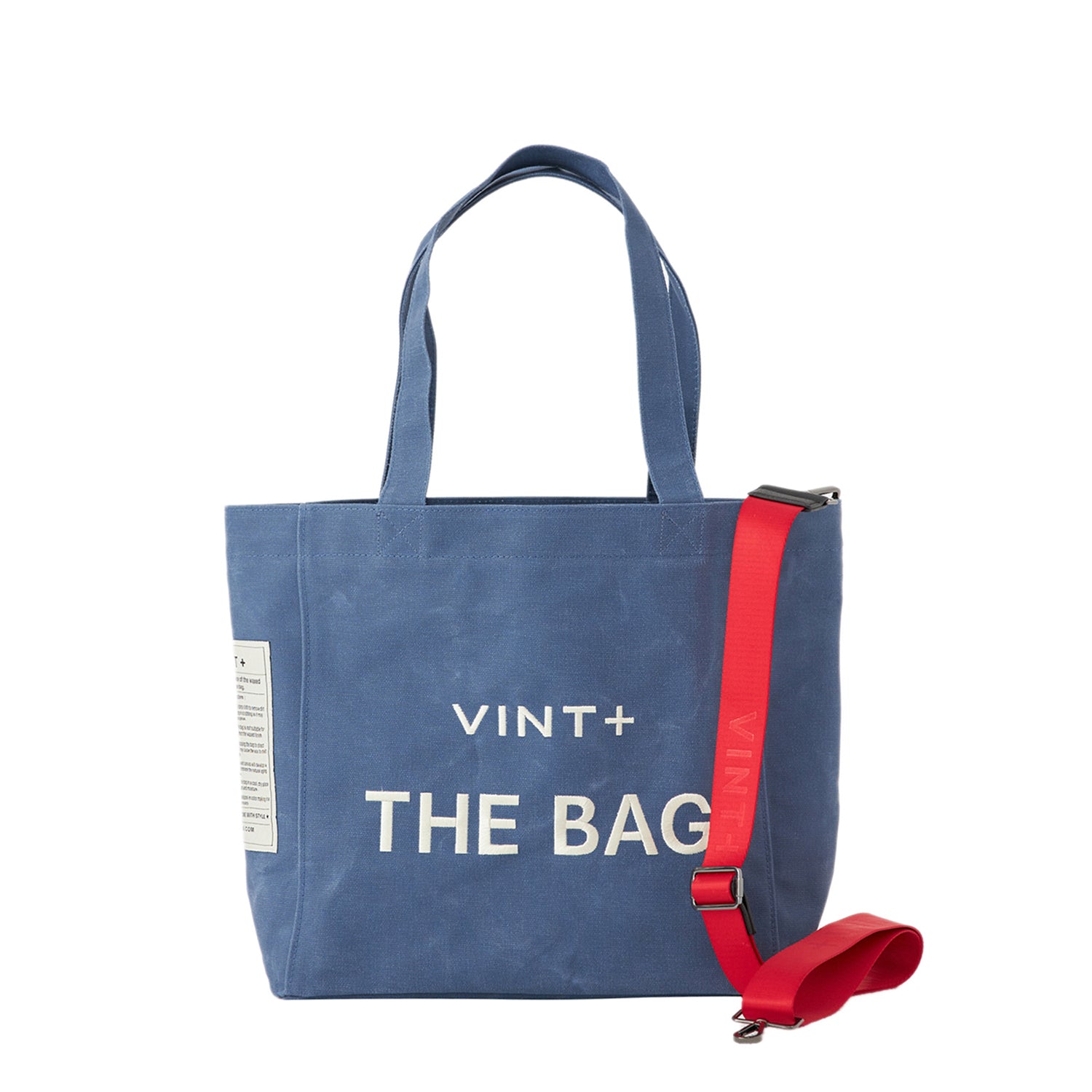 CANVAS TOTE BAG - BIG - BLAU