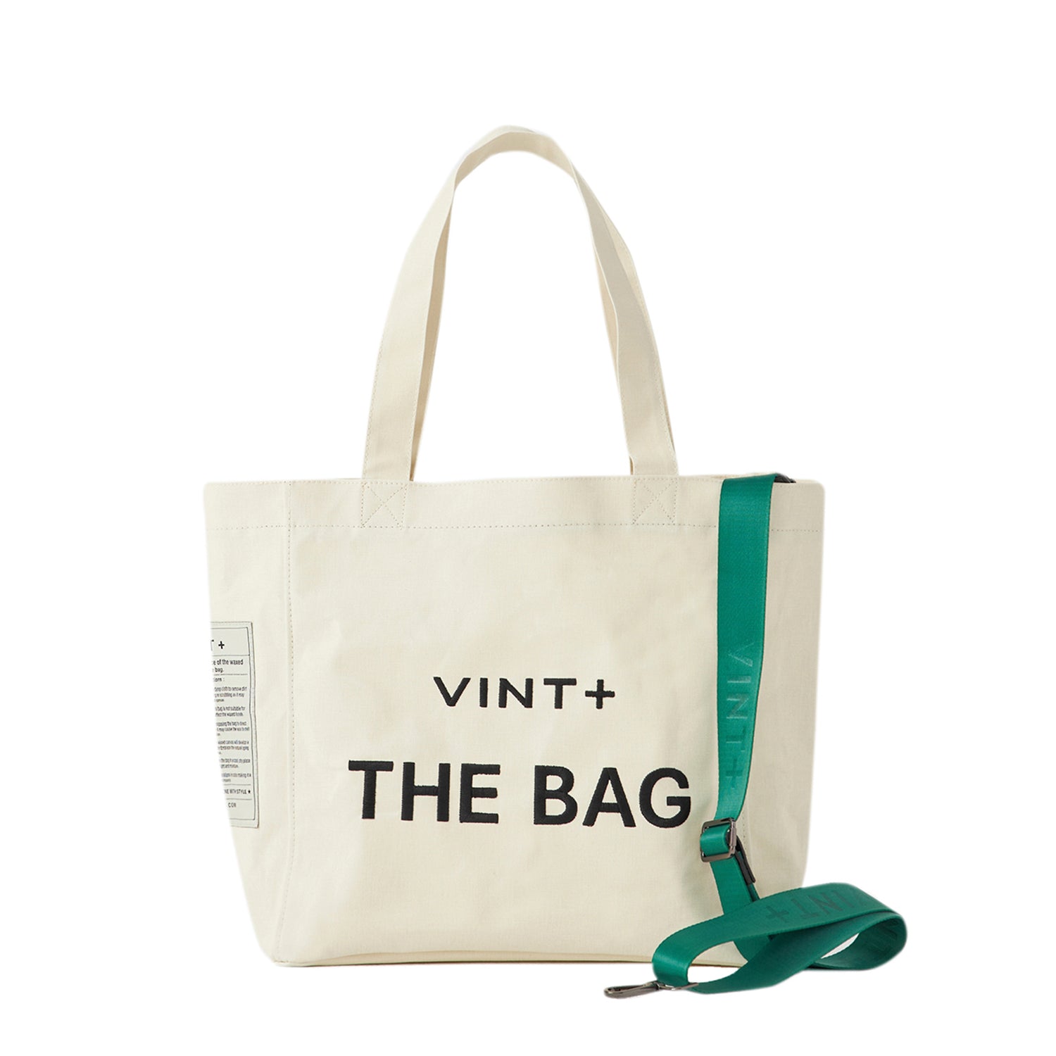 CANVAS TOTE BAG - BIG - CREME WEIß