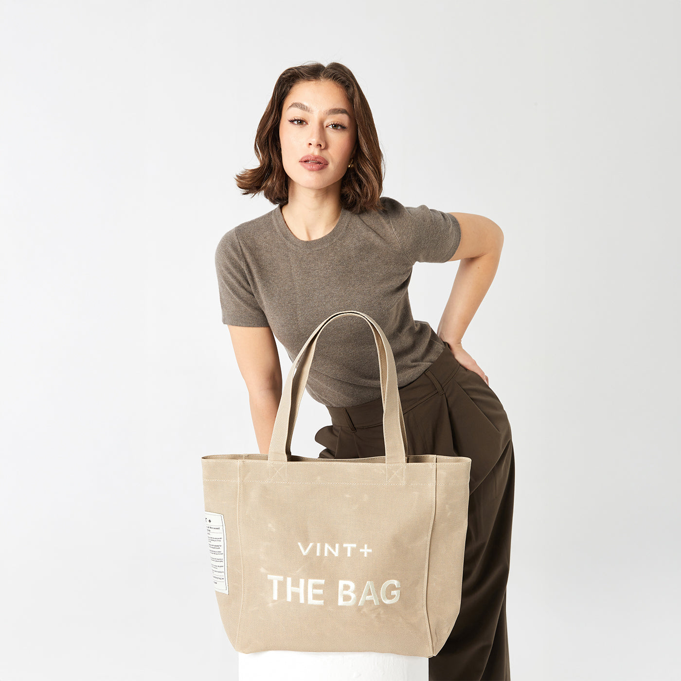 CANVAS BAG - BIG - CREAM WHITE