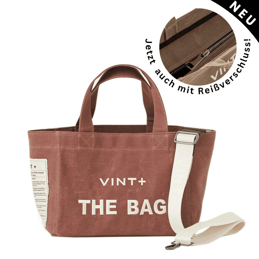 SAC CABAS EN TOILE - PETIT - TERRE CUITE