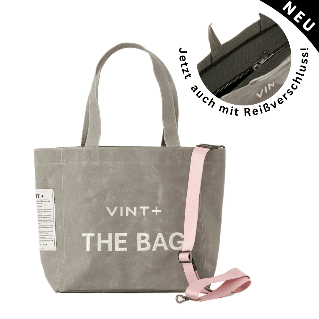 SAC CABAS EN TOILE - GRAND - GRIS VIGORE