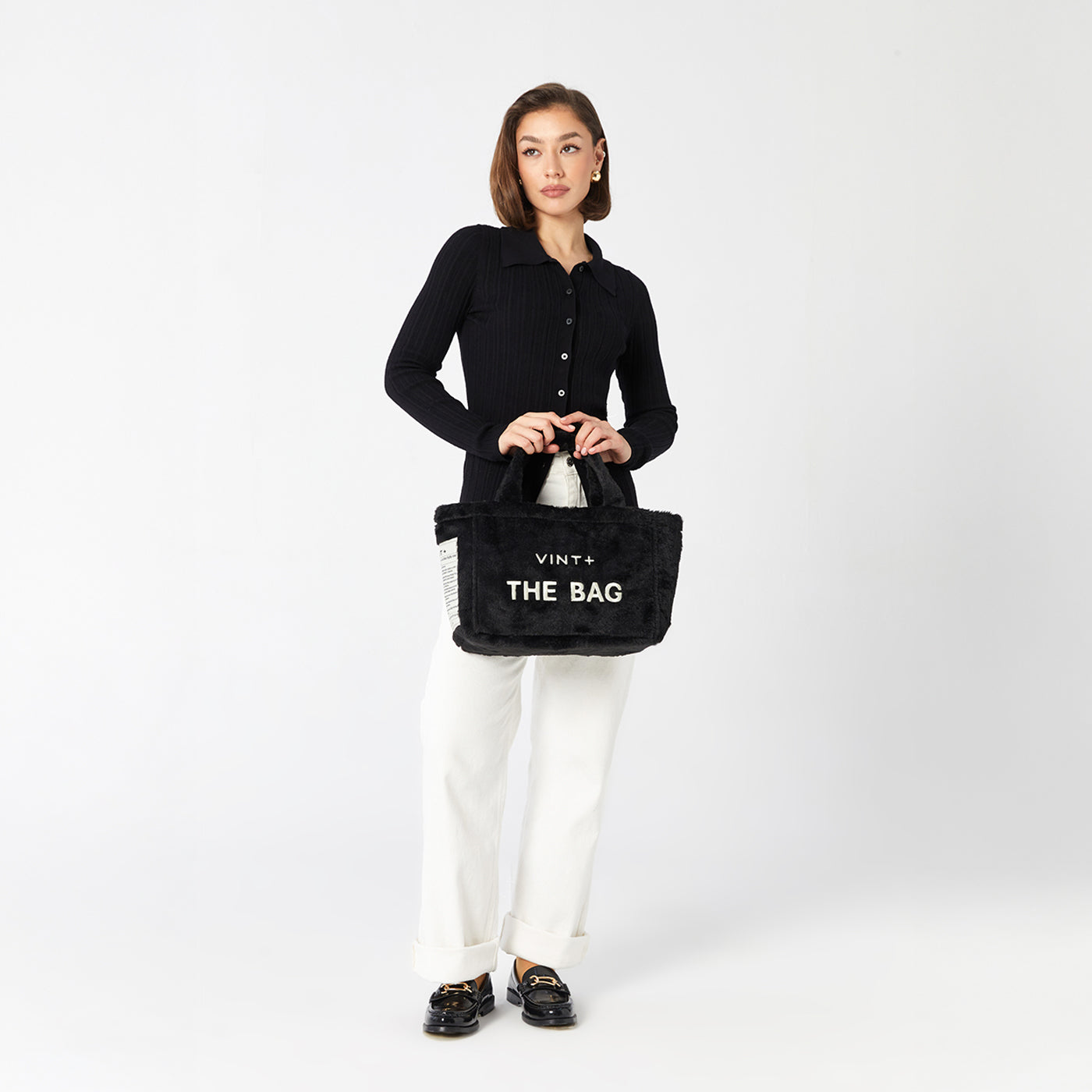 SAC CABAS MOELLEUX - NOIR
