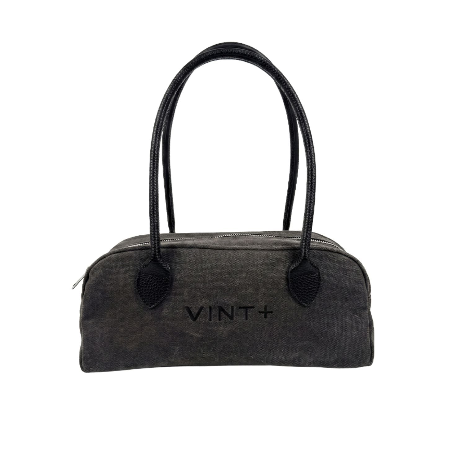 WAXED CANVAS FINE BAG - SMALL - SAND (leather strap incl.)