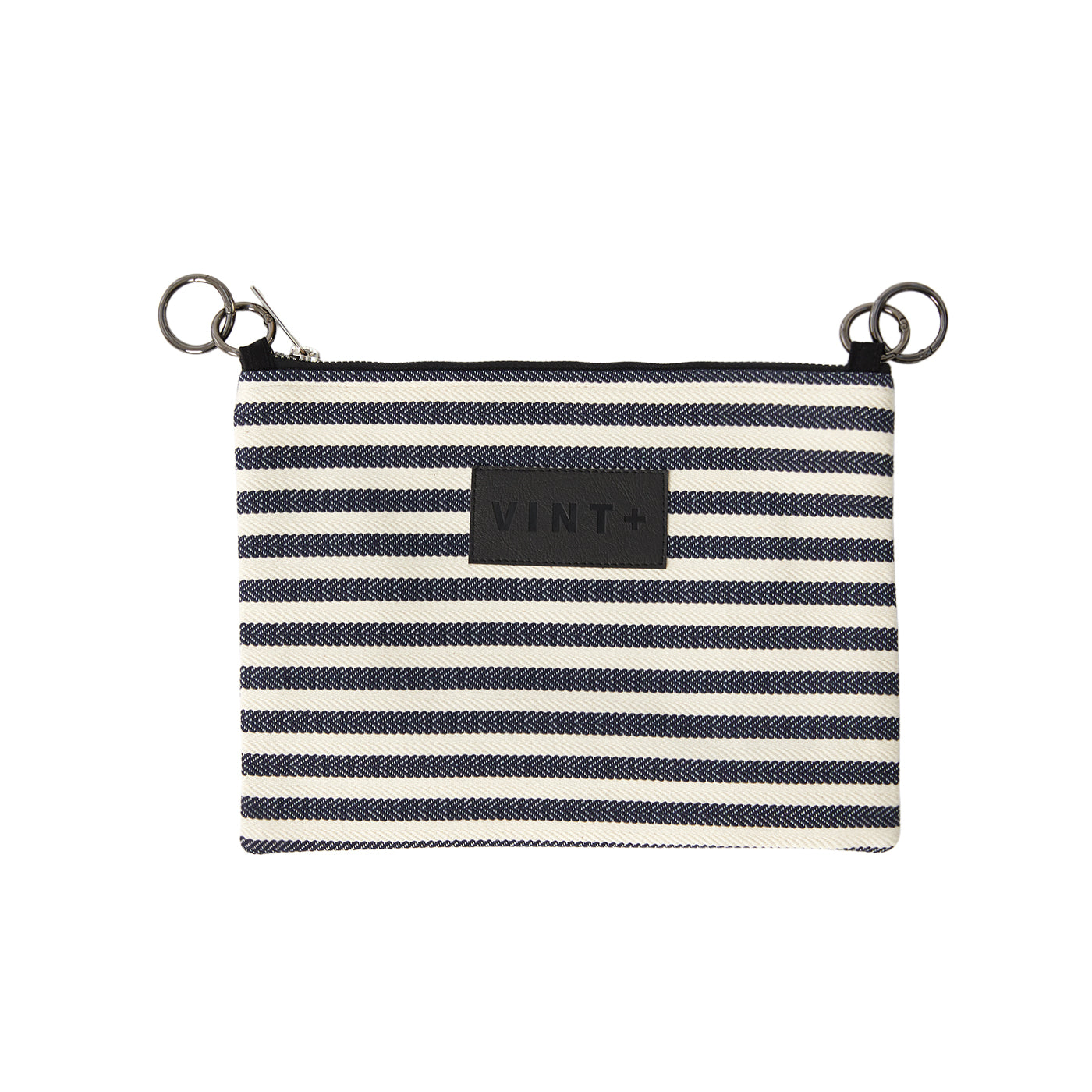 ÇİZGİLİ İÇ VE DIŞ ÇANTA - NAVY