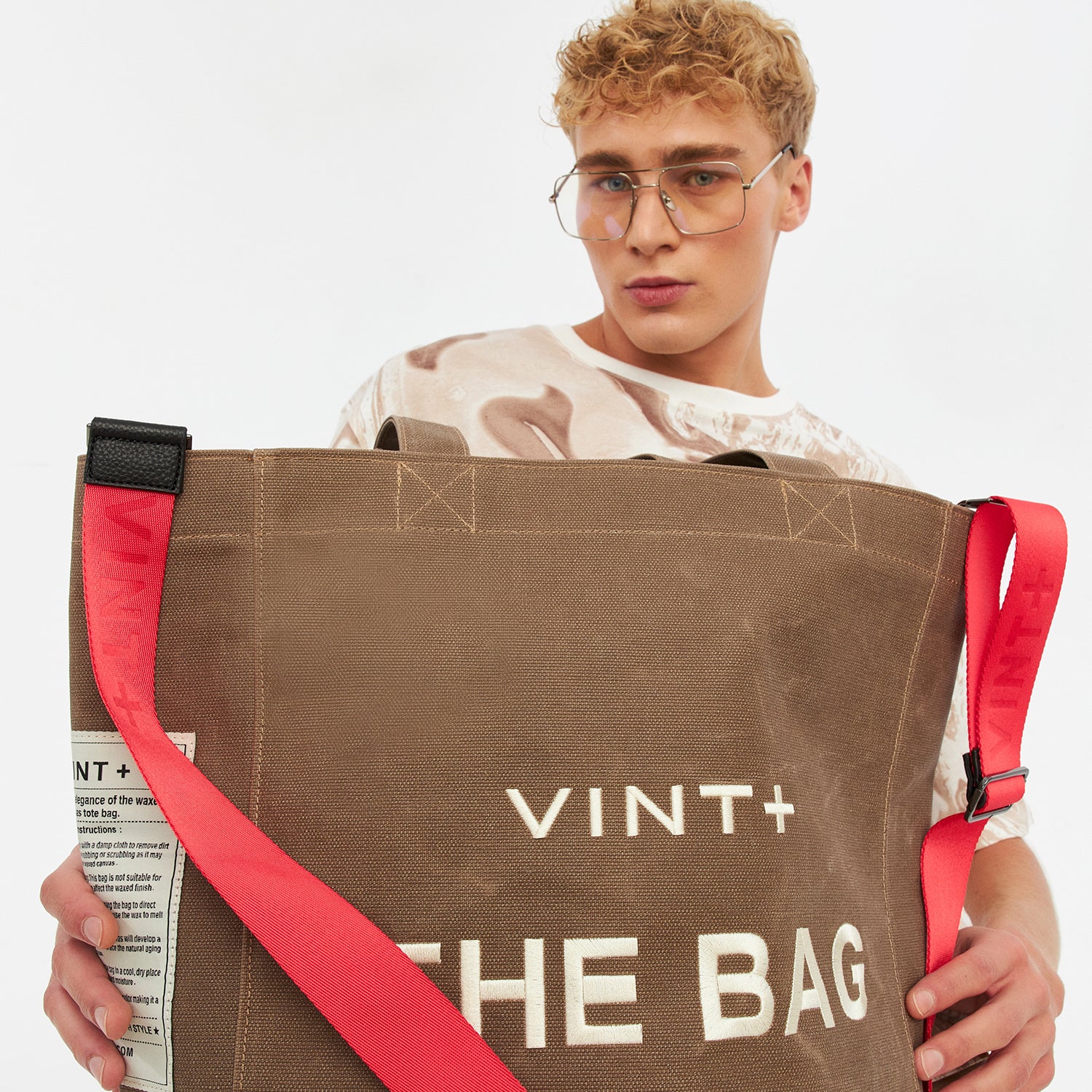 CANVAS BAG - BIG - BROWN