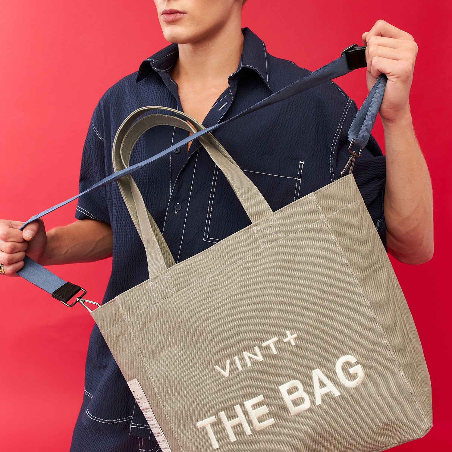 CANVAS BAG - BIG - GRAY VIGORE