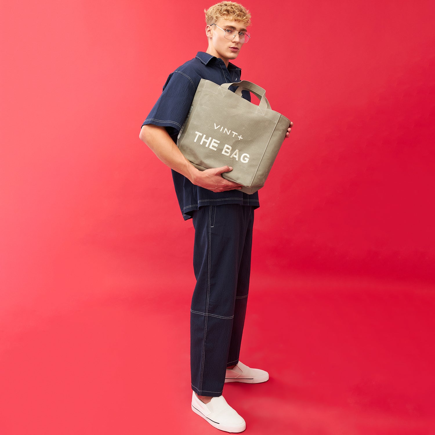 CANVAS BAG - BIG - GRAY VIGORE