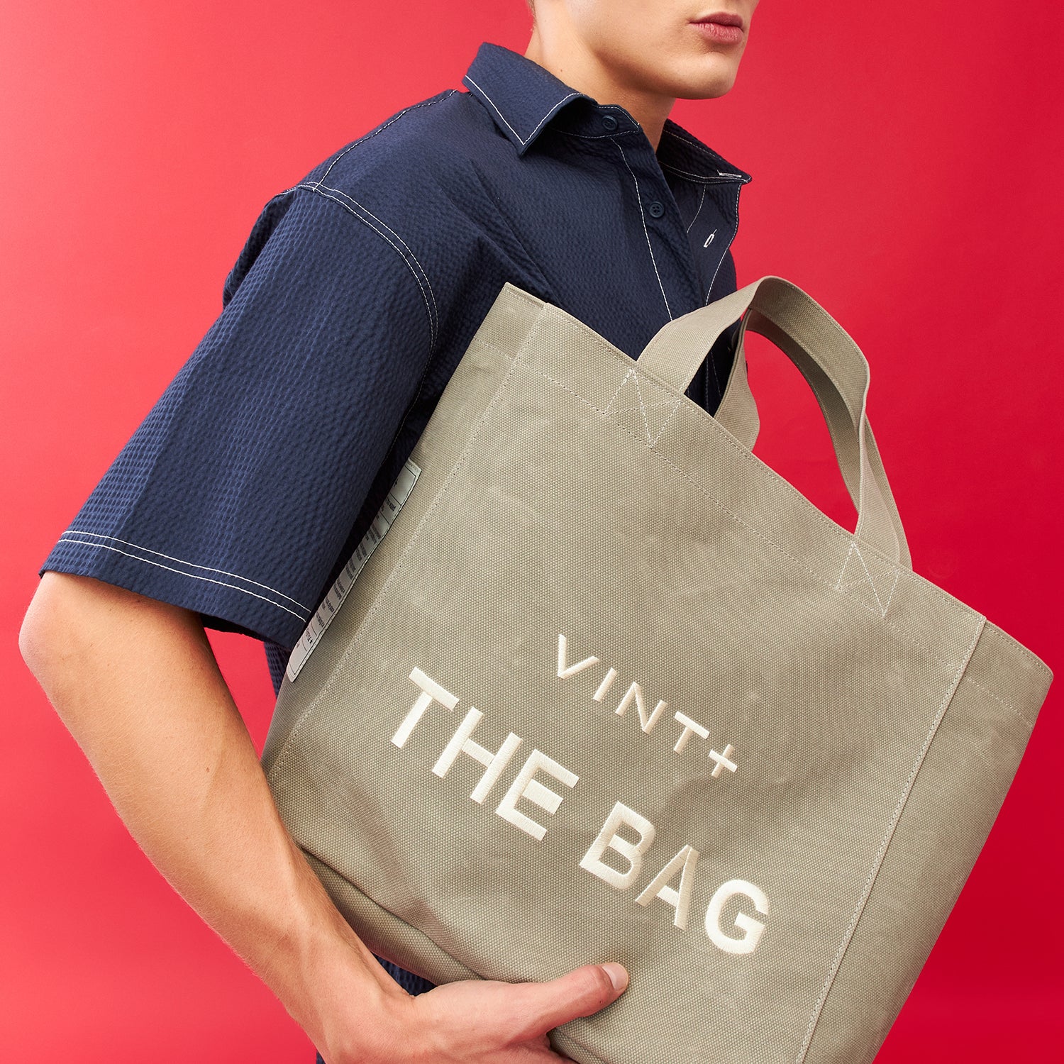 CANVAS BAG - BIG - GRAY VIGORE