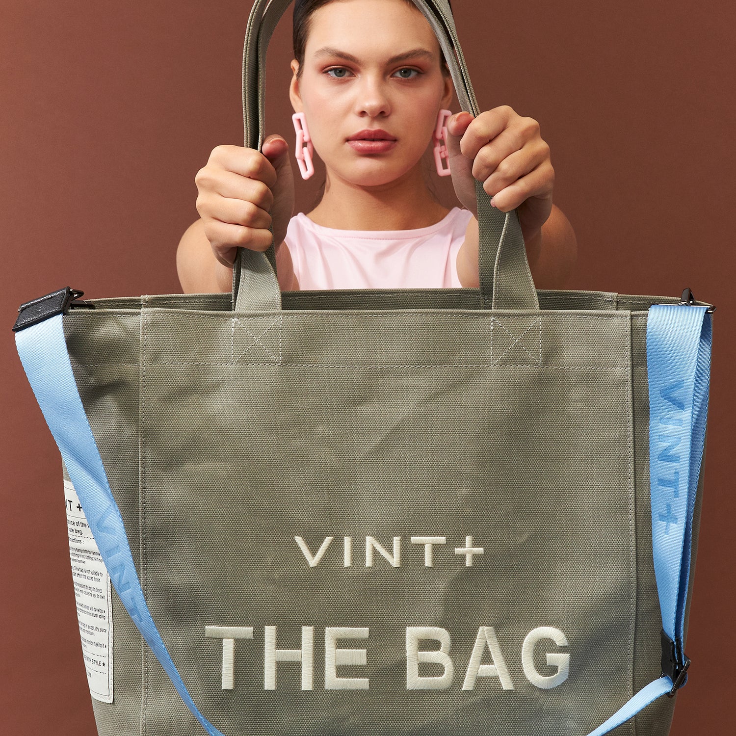 CANVAS BAG - BIG - GRAY VIGORE