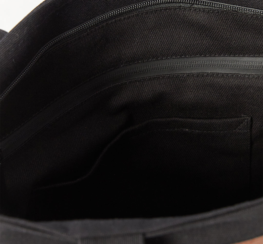 KANVAS SHOPPER - SİYAH