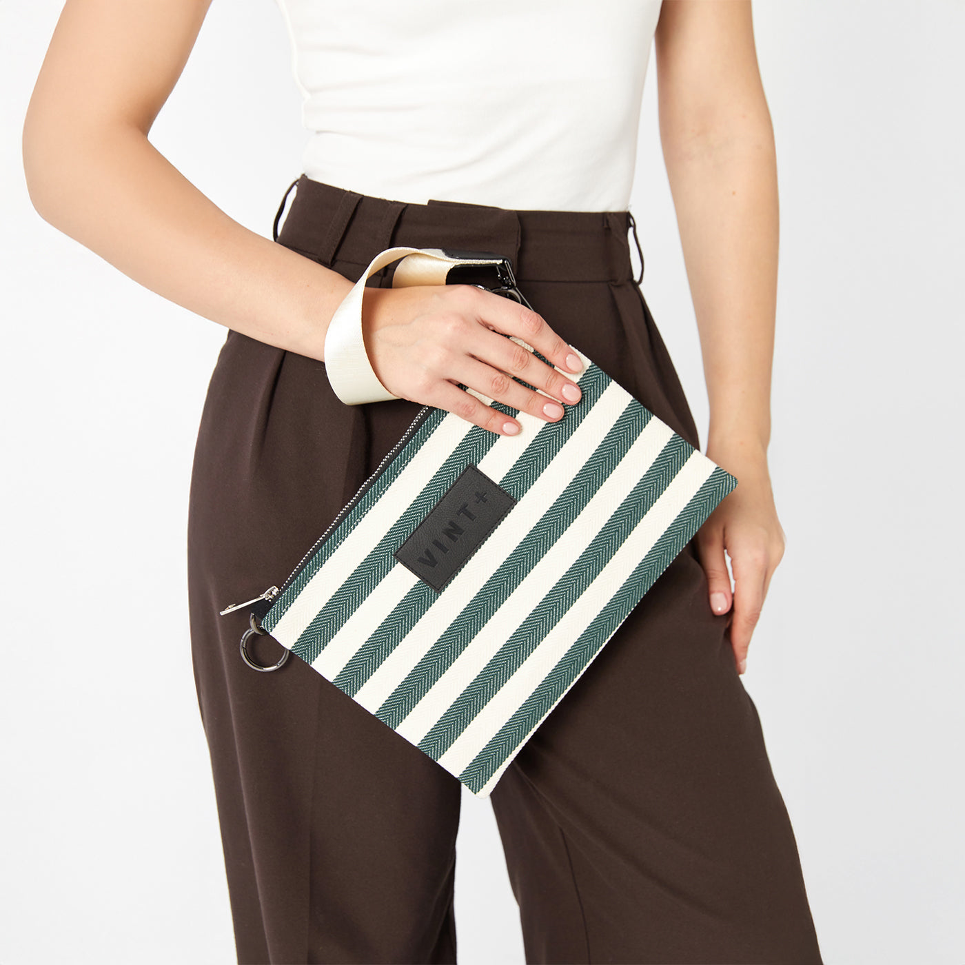 ÇİZGİLİ İÇ VE DIŞ ÇANTA - FOREST