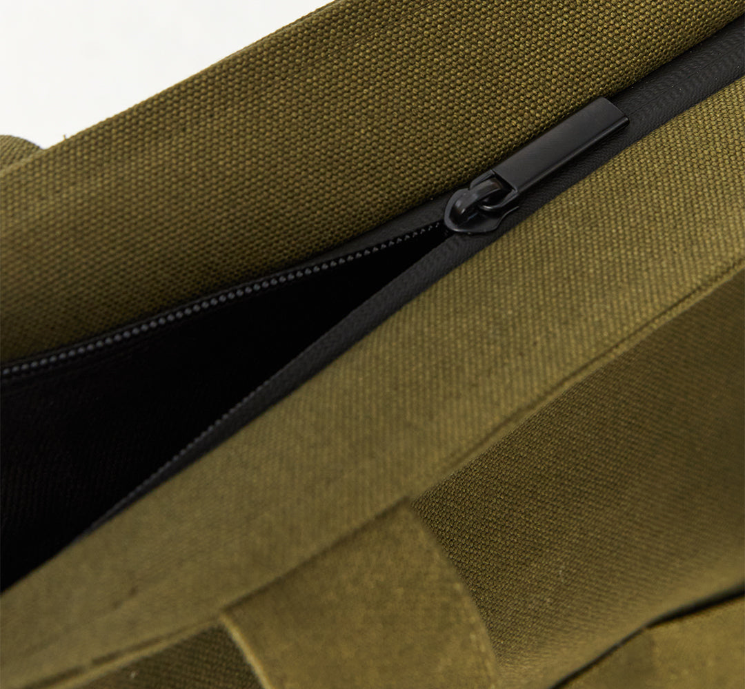 CANVAS SHOPPER - KHAKI