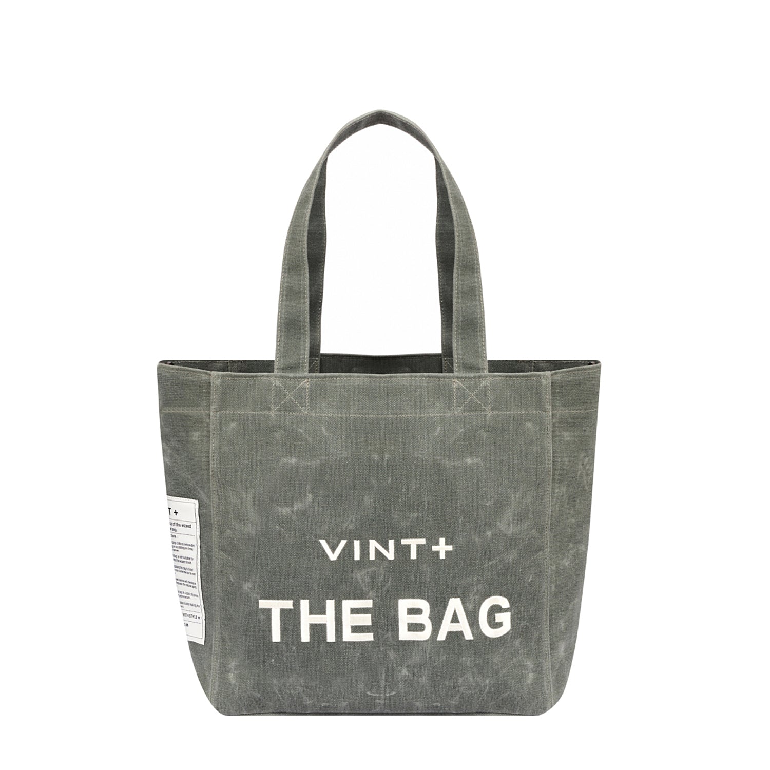 WAXED CANVAS TOTE BAG - BIG - LODEN GREEN