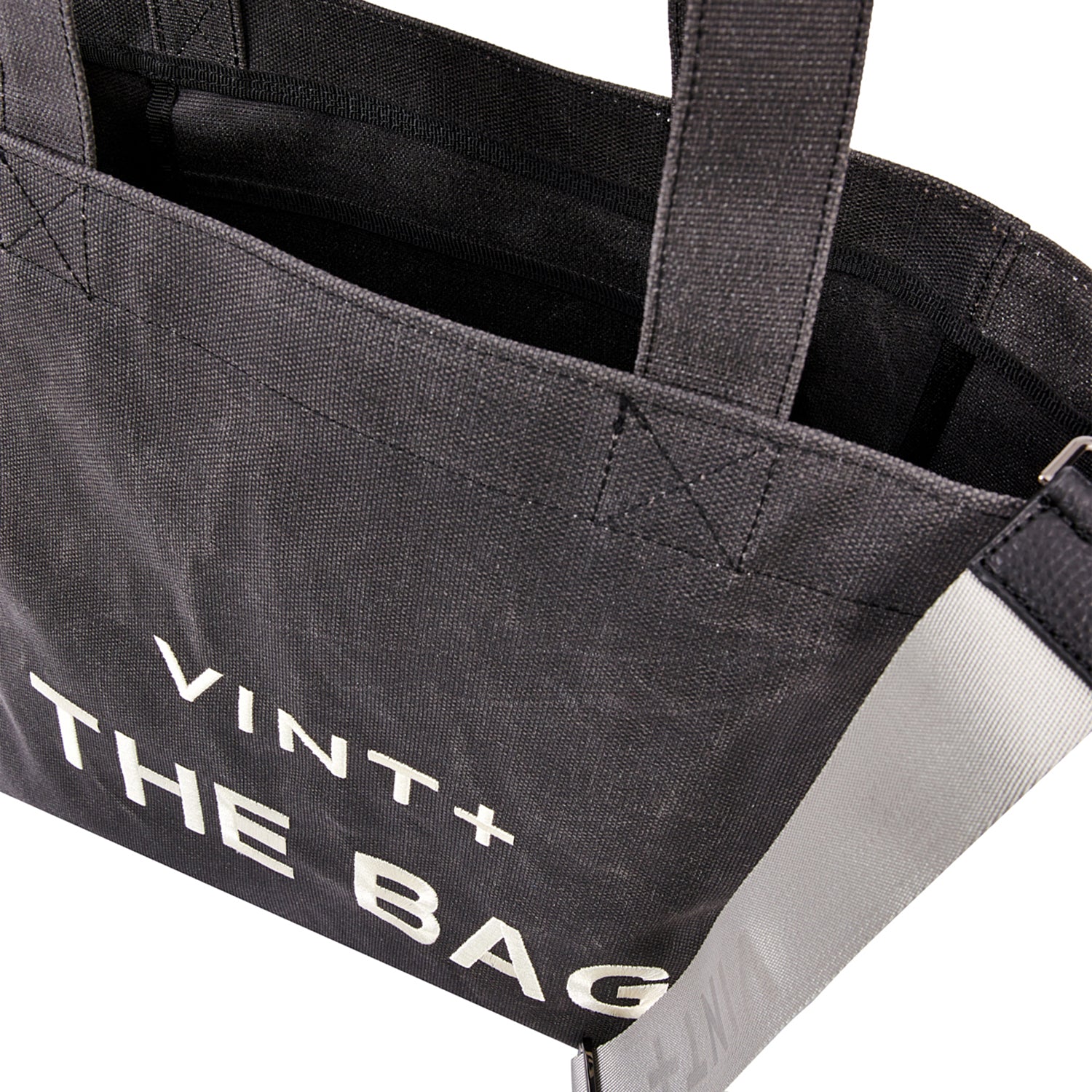 WAXED CANVAS TOTE BAG - BIG - ANTHRAZIT