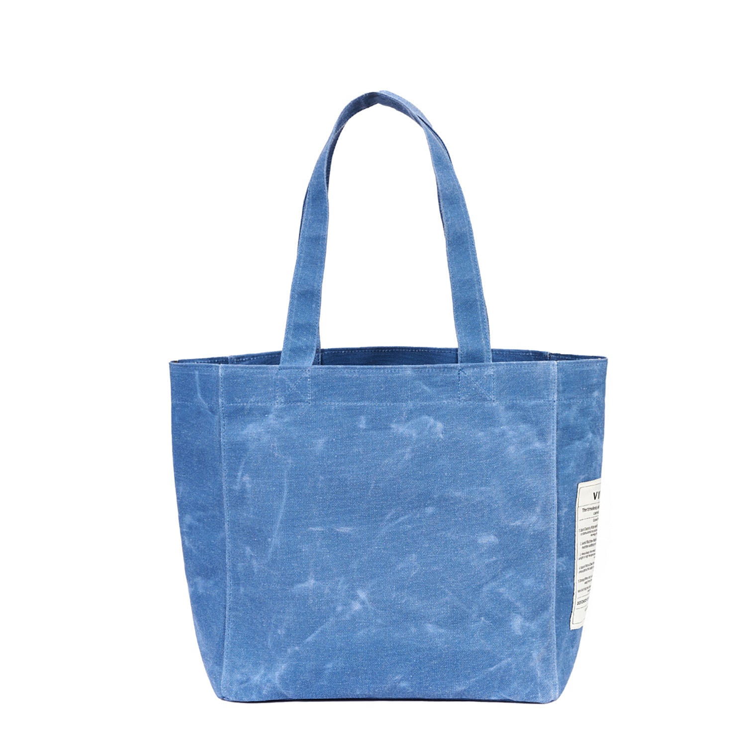 CANVAS TOTE BAG - BIG - BLAU