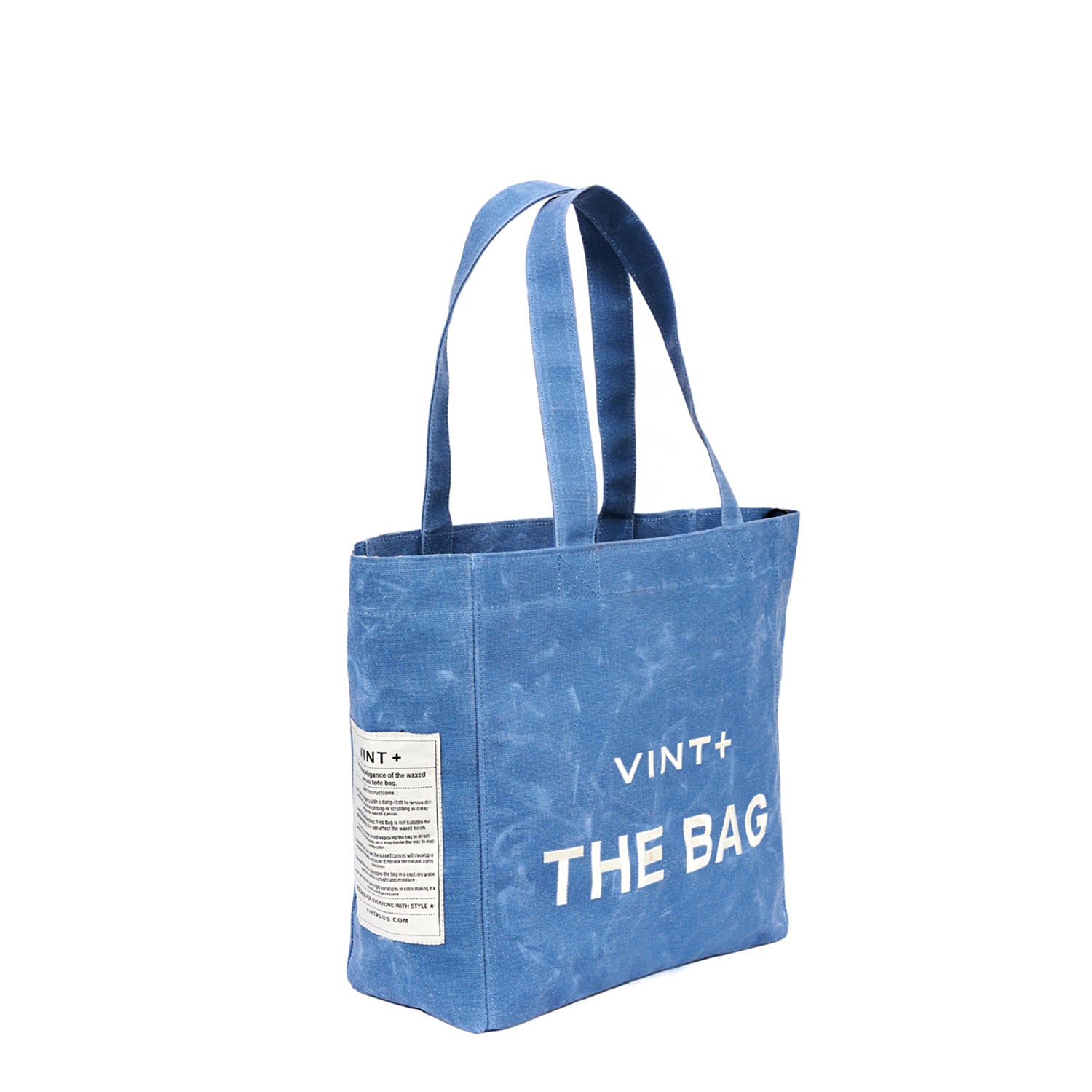 CANVAS TOTE BAG - BIG - BLAU