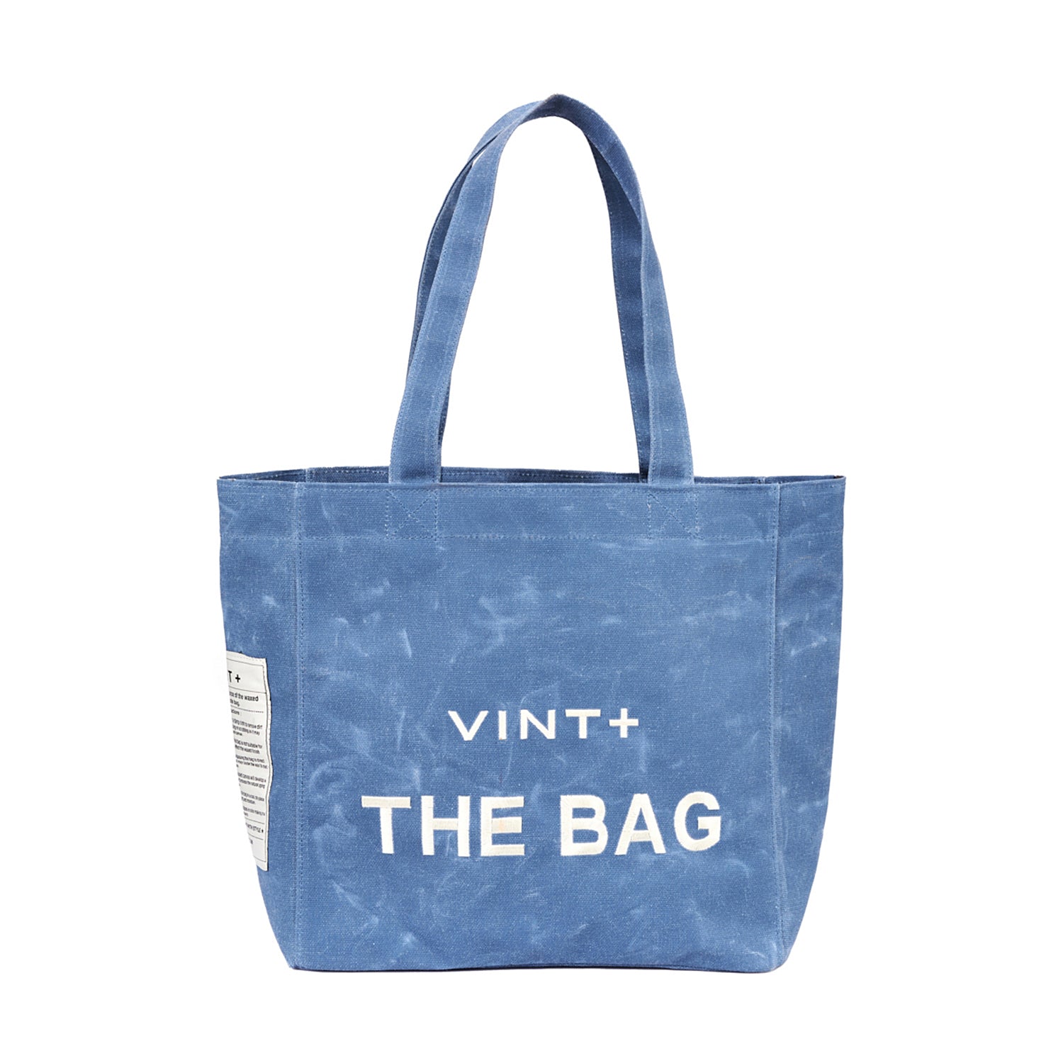 CANVAS TOTE BAG - BIG - BLAU