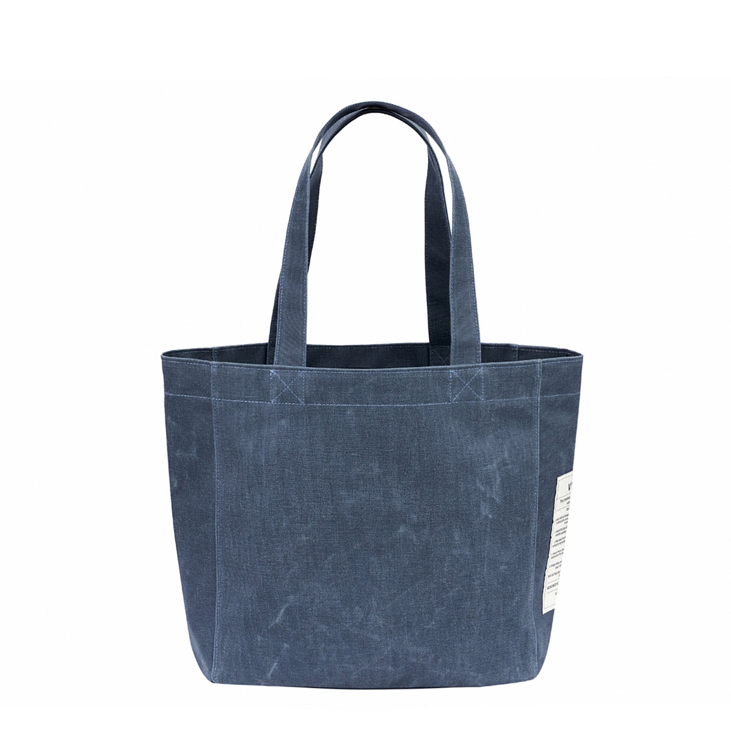 SAC CABAS EN TOILE - GRAND - BLEU DENIM