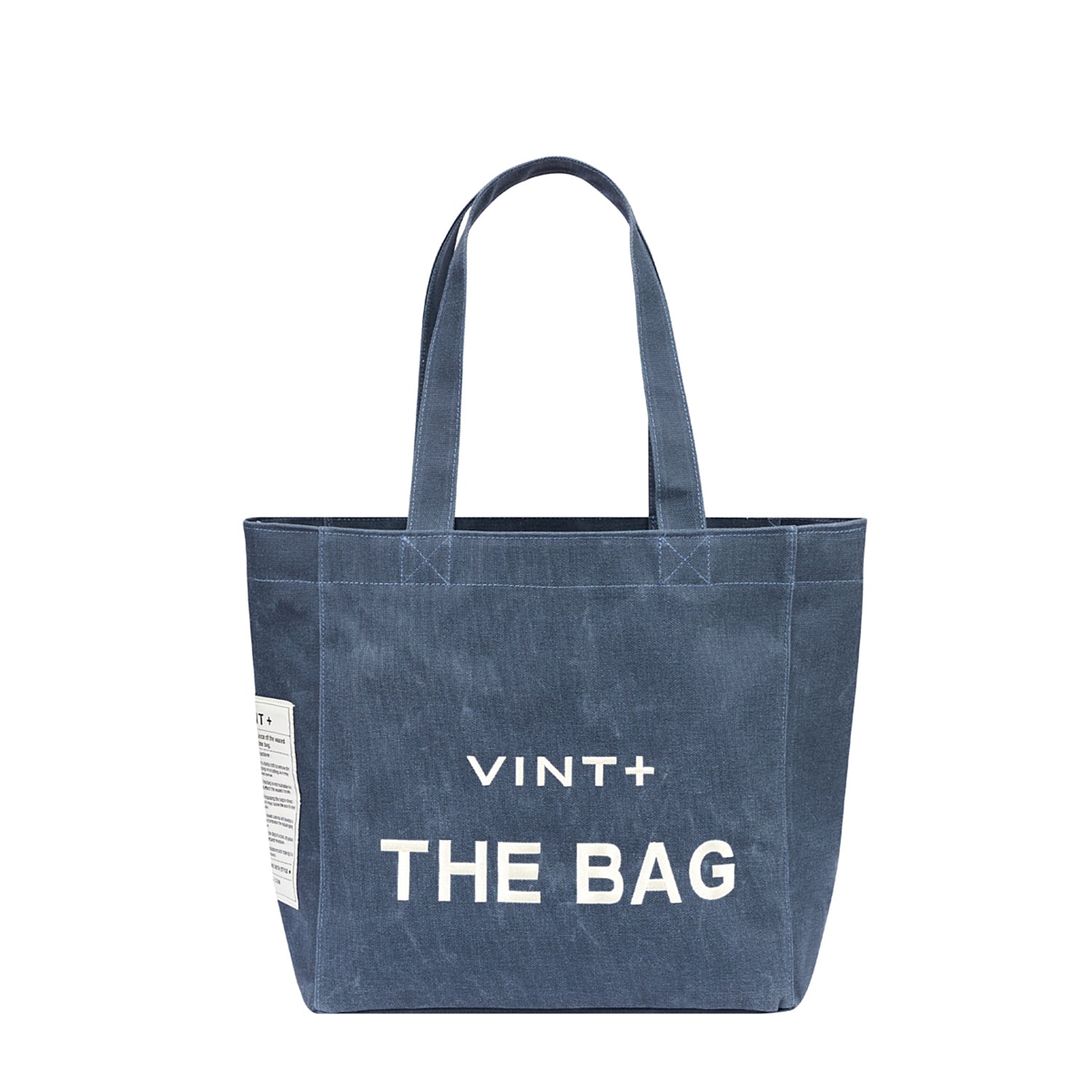 SAC CABAS EN TOILE - GRAND - BLEU DENIM