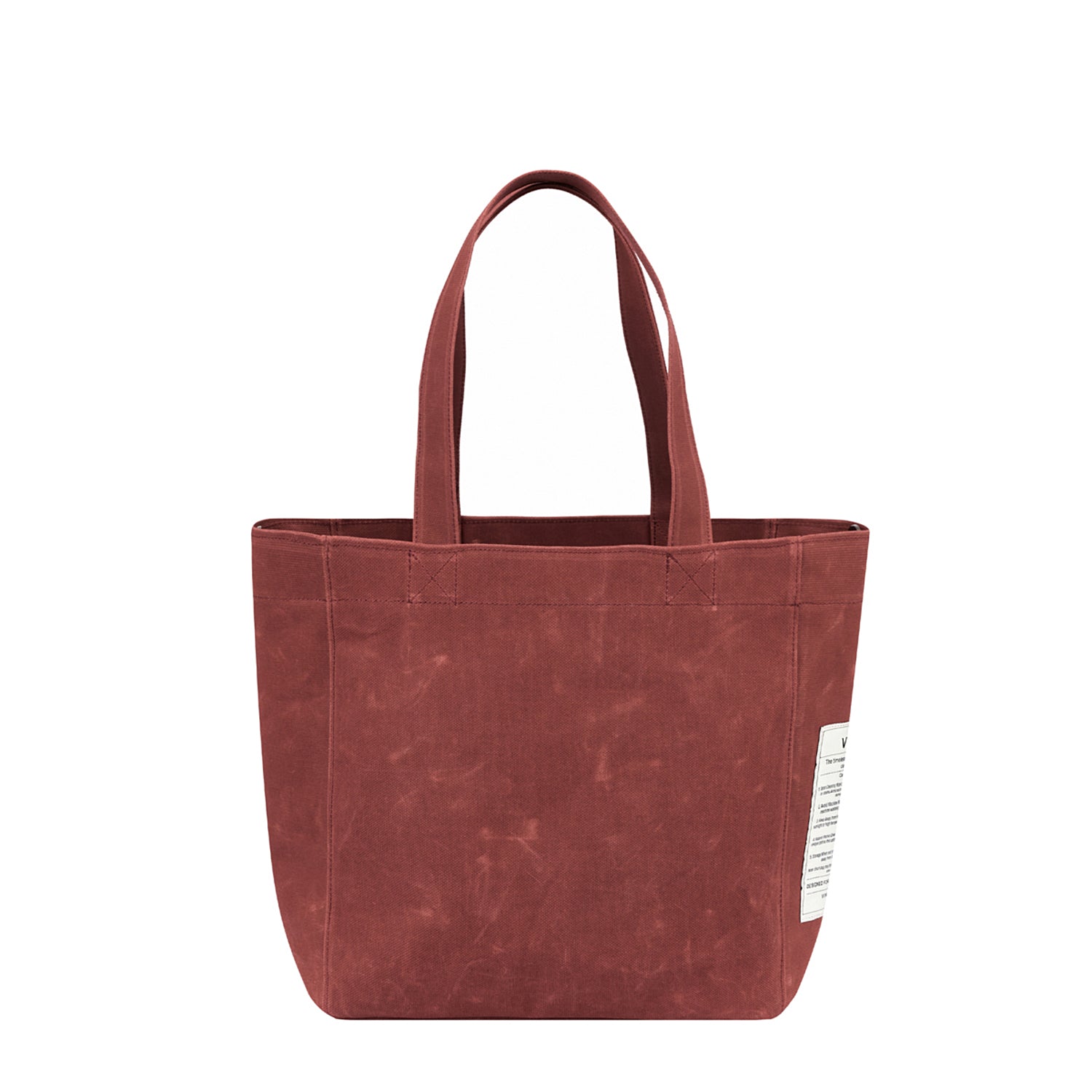 SAC CABAS EN TOILE - GRAND - ROUGE
