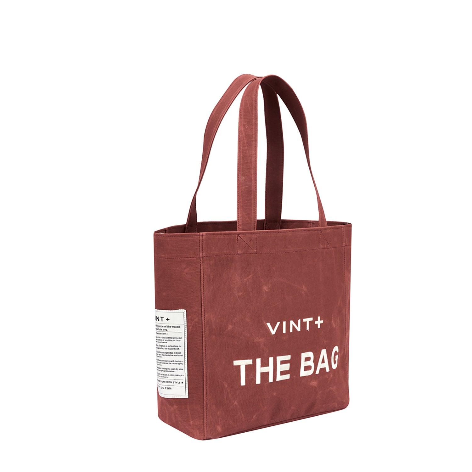 SAC CABAS EN TOILE - GRAND - ROUGE