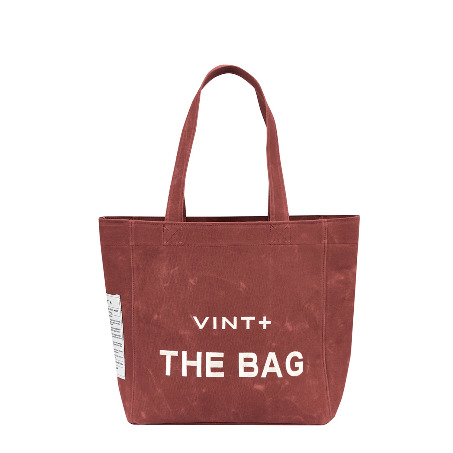 SAC CABAS EN TOILE - GRAND - ROUGE