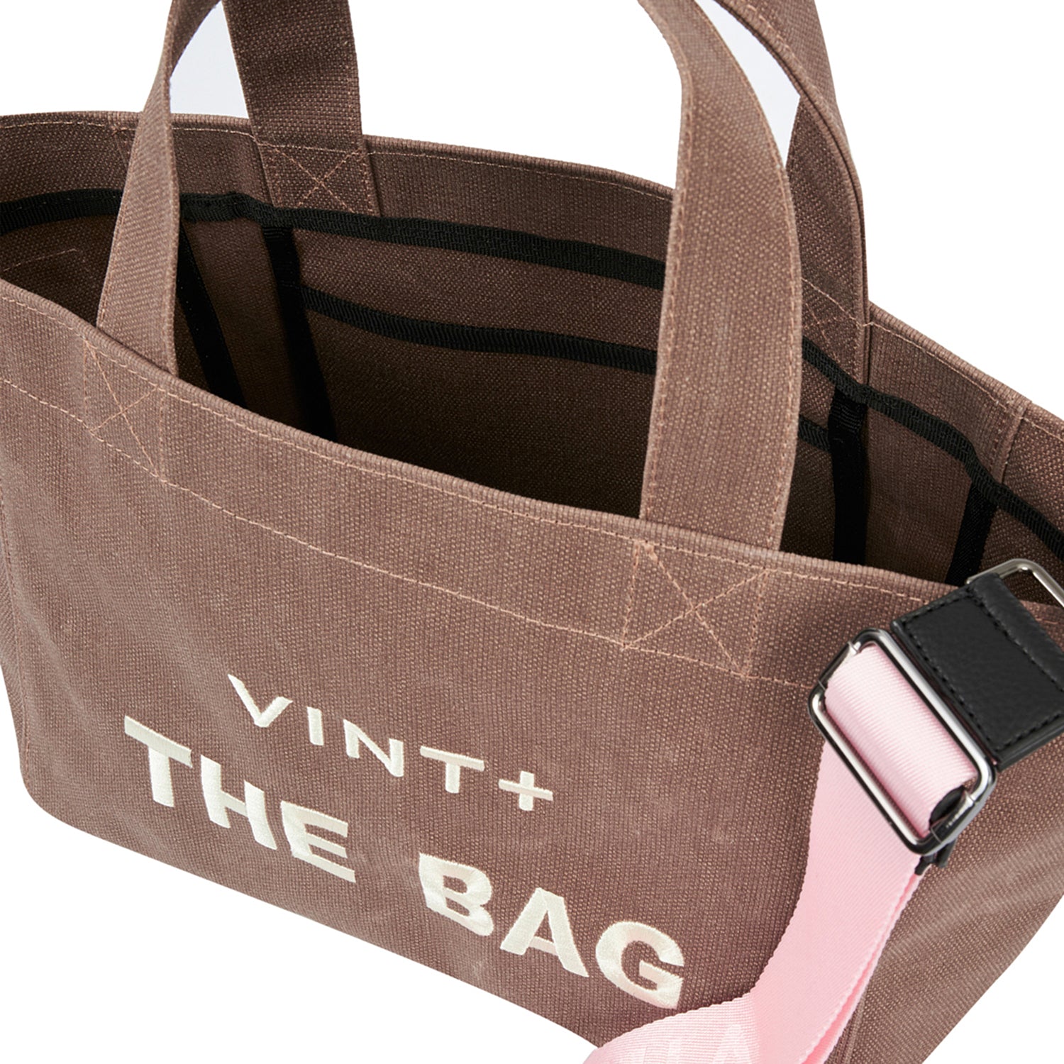 WAXED CANVAS TOTE BAG - SMALL - BROWN