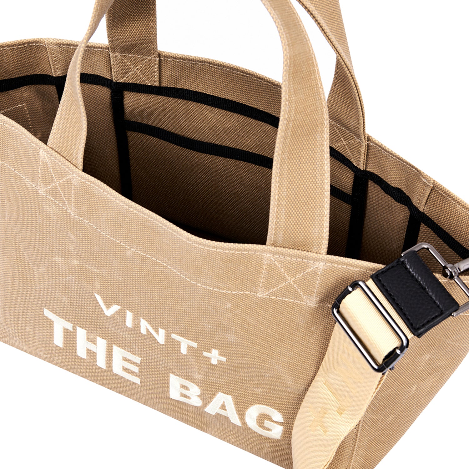 CANVAS TOTE BAG - SMALL - BEIGE
