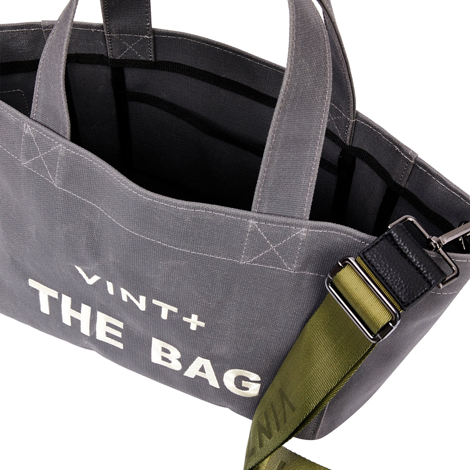 CANVAS TOTE BAG - SMALL - GRAU