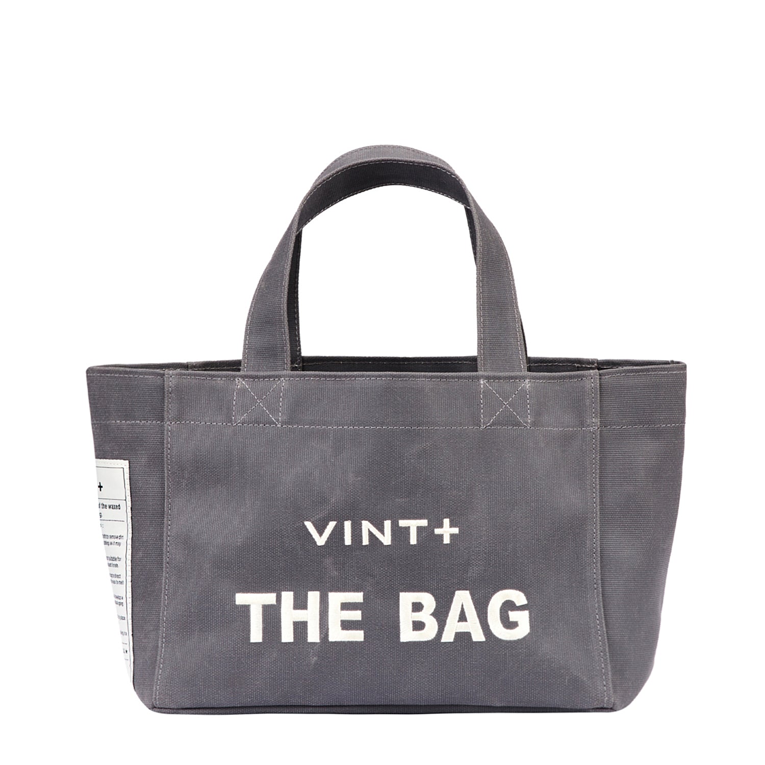 CANVAS TOTE BAG - SMALL - GRAU