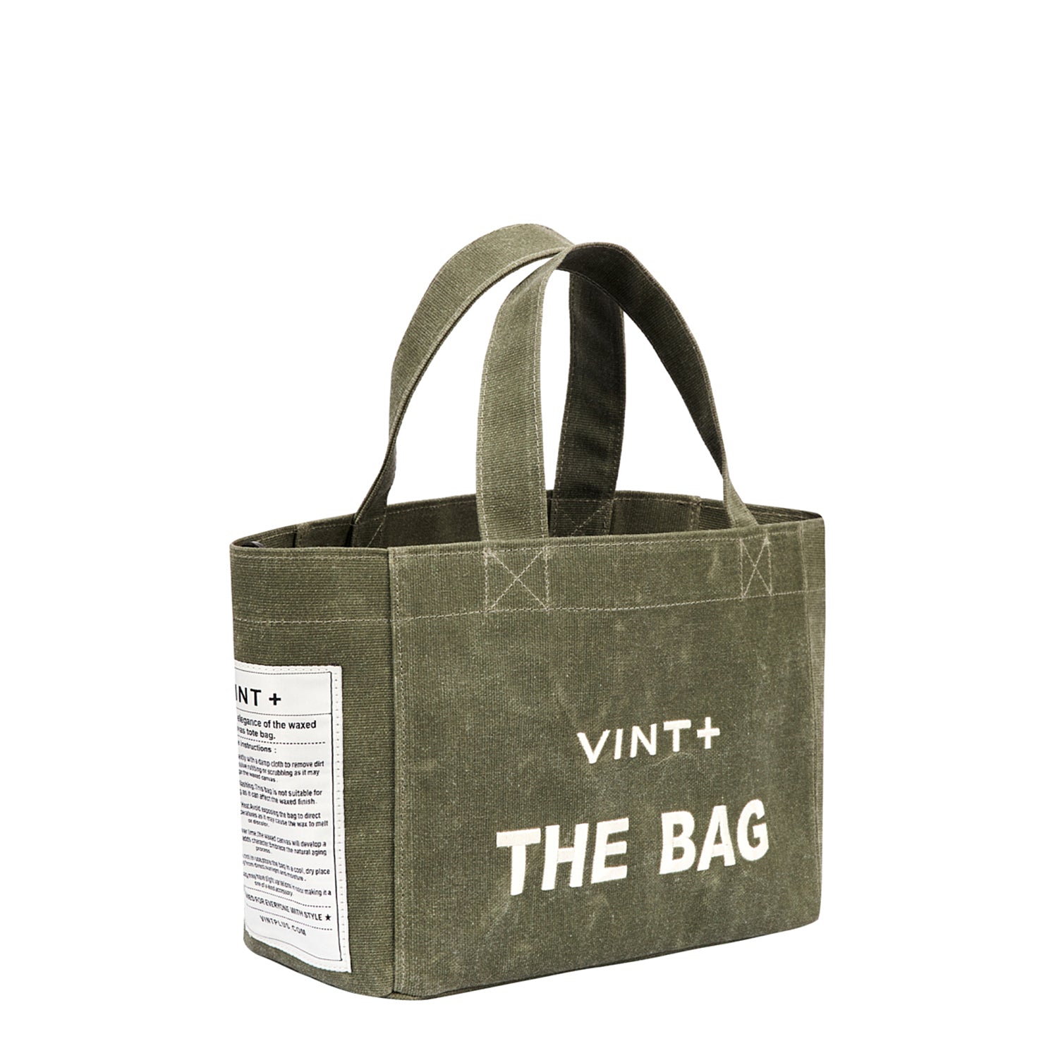 SAC CABAS EN TOILE - PETIT - KAKI