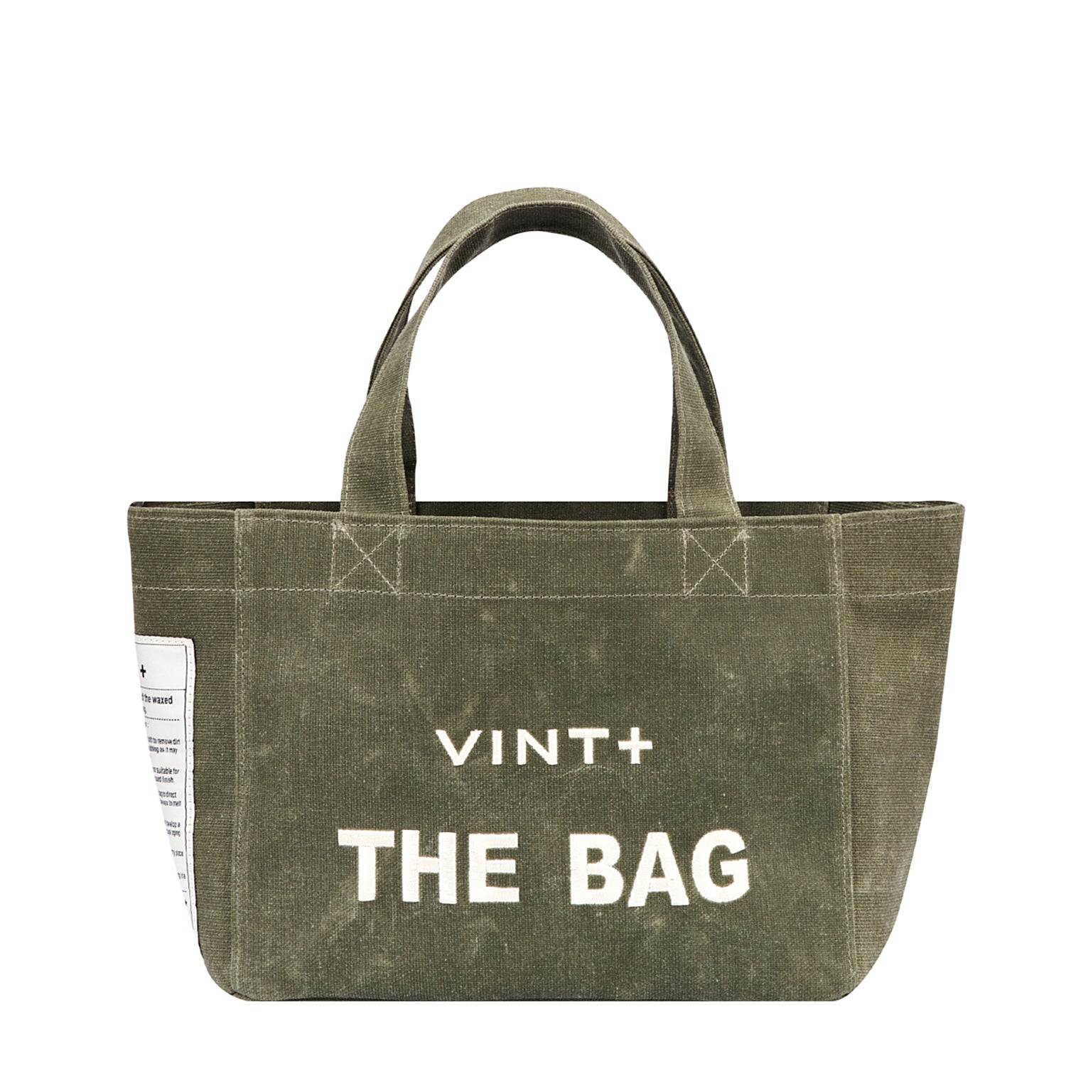 SAC CABAS EN TOILE - PETIT - KAKI