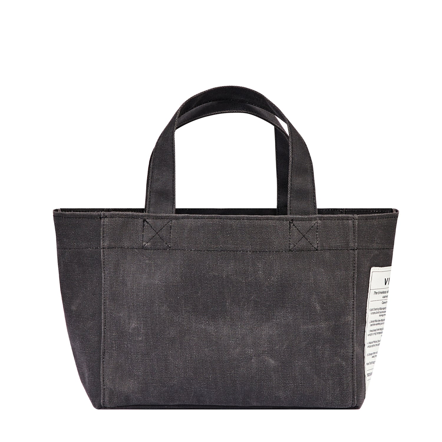 CANVAS TOTE BAG - SMALL - ANTHRAZIT
