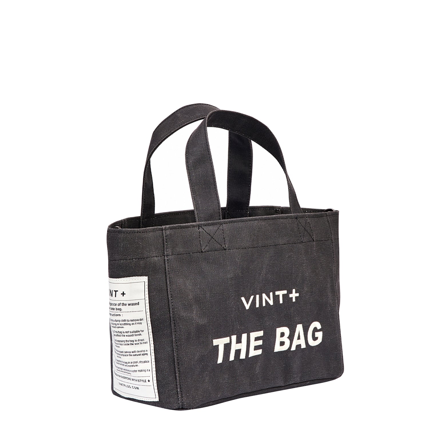 CANVAS TOTE BAG - SMALL - ANTHRAZIT