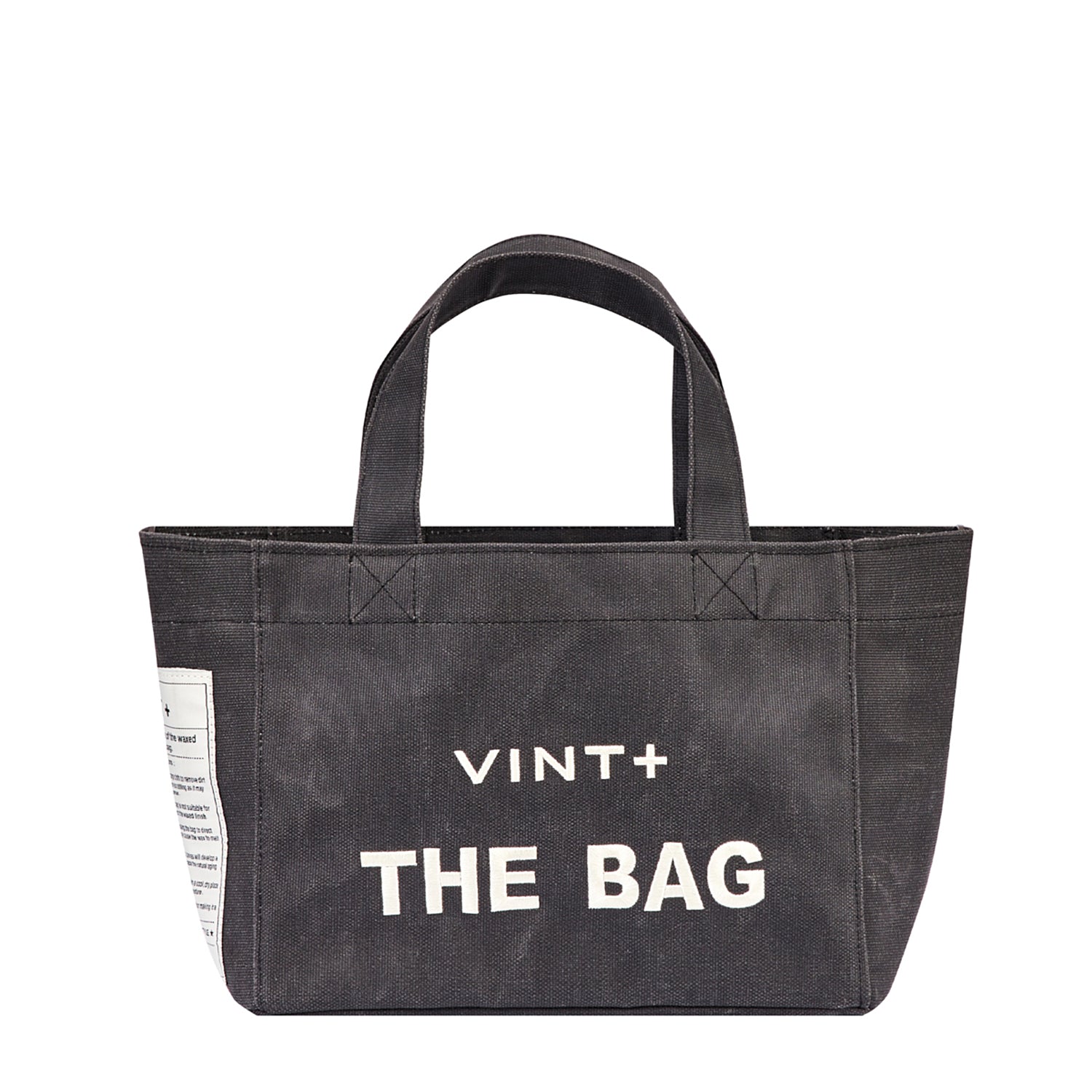 CANVAS TOTE BAG - SMALL - ANTHRAZIT