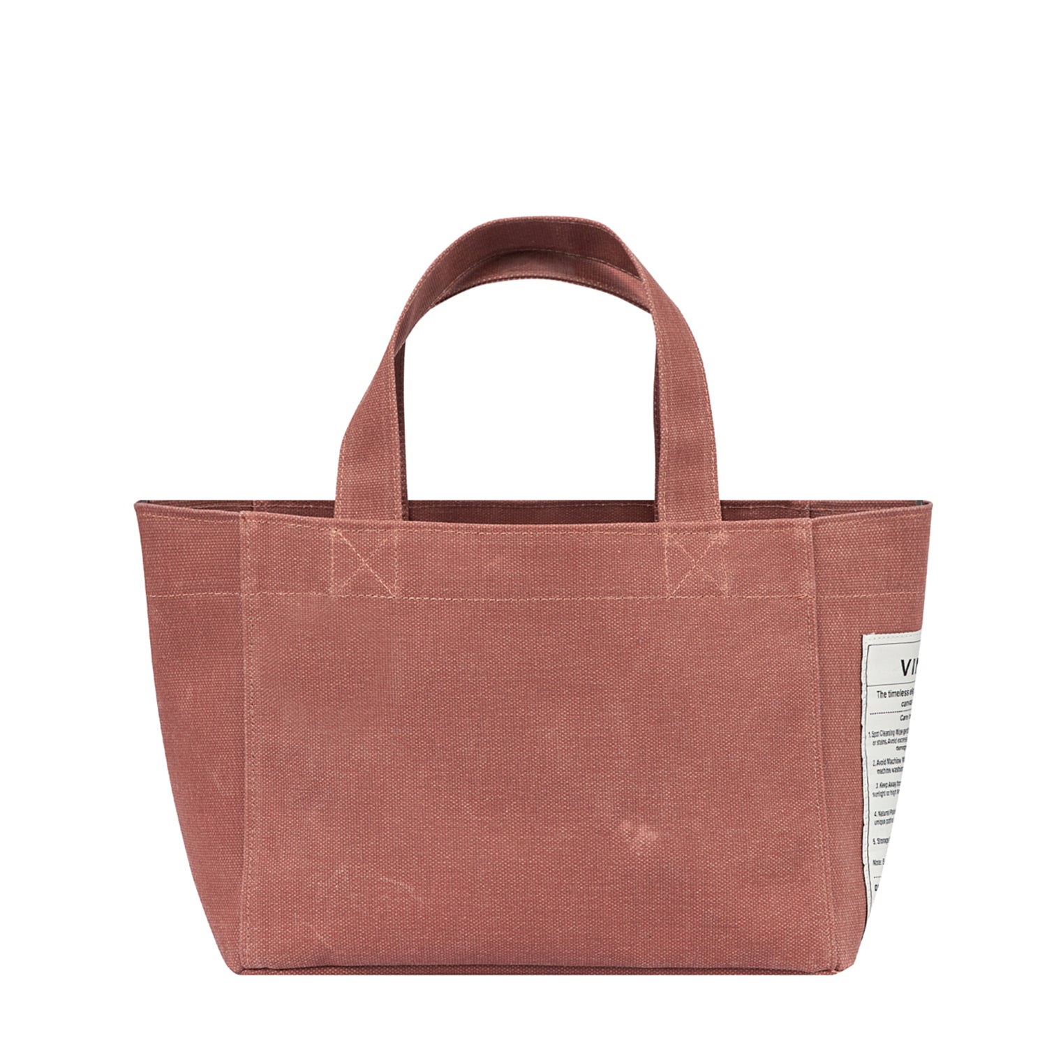 CANVAS TOTE BAG - SMALL - TERRACOTTA
