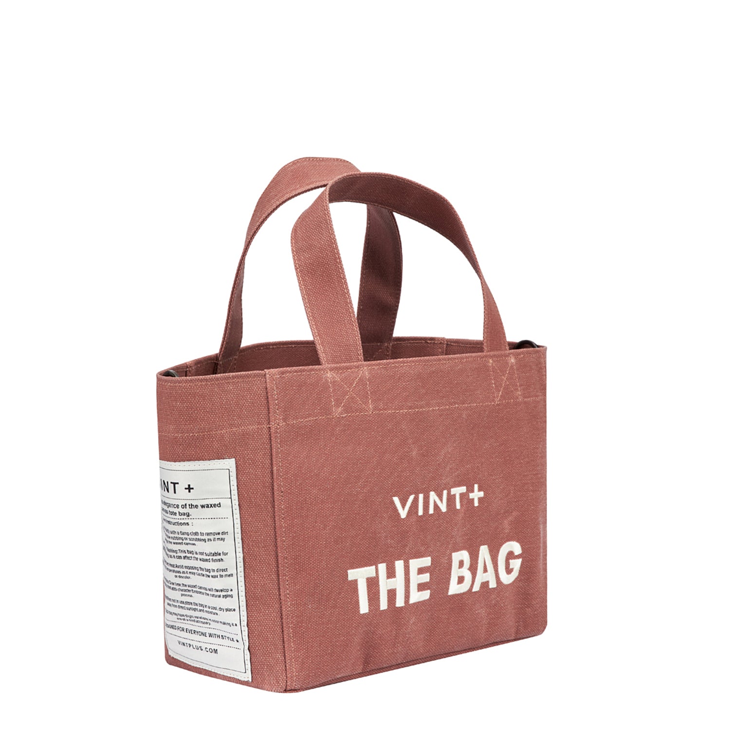 CANVAS TOTE BAG - SMALL - TERRACOTTA