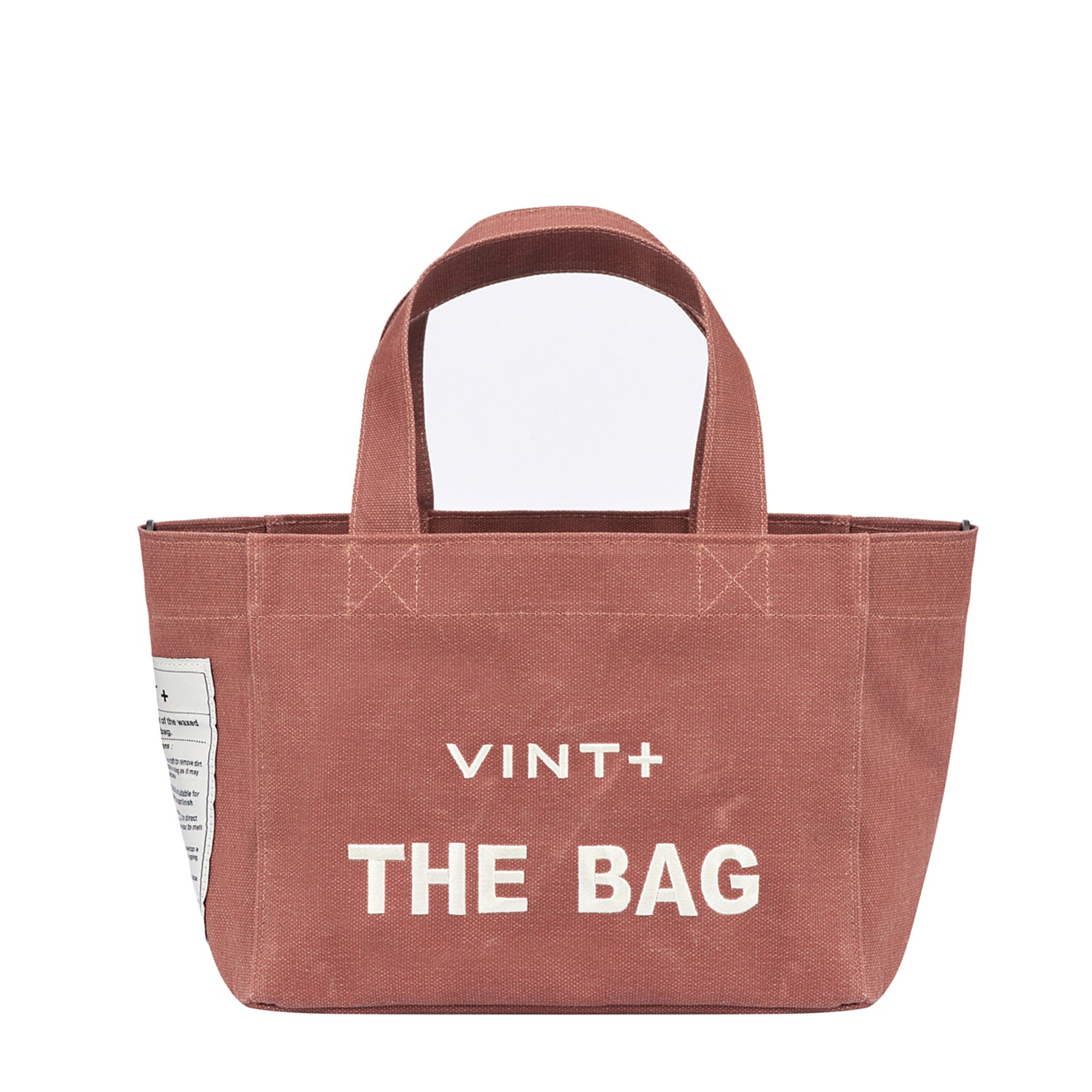 CANVAS TOTE BAG - SMALL - TERRACOTTA