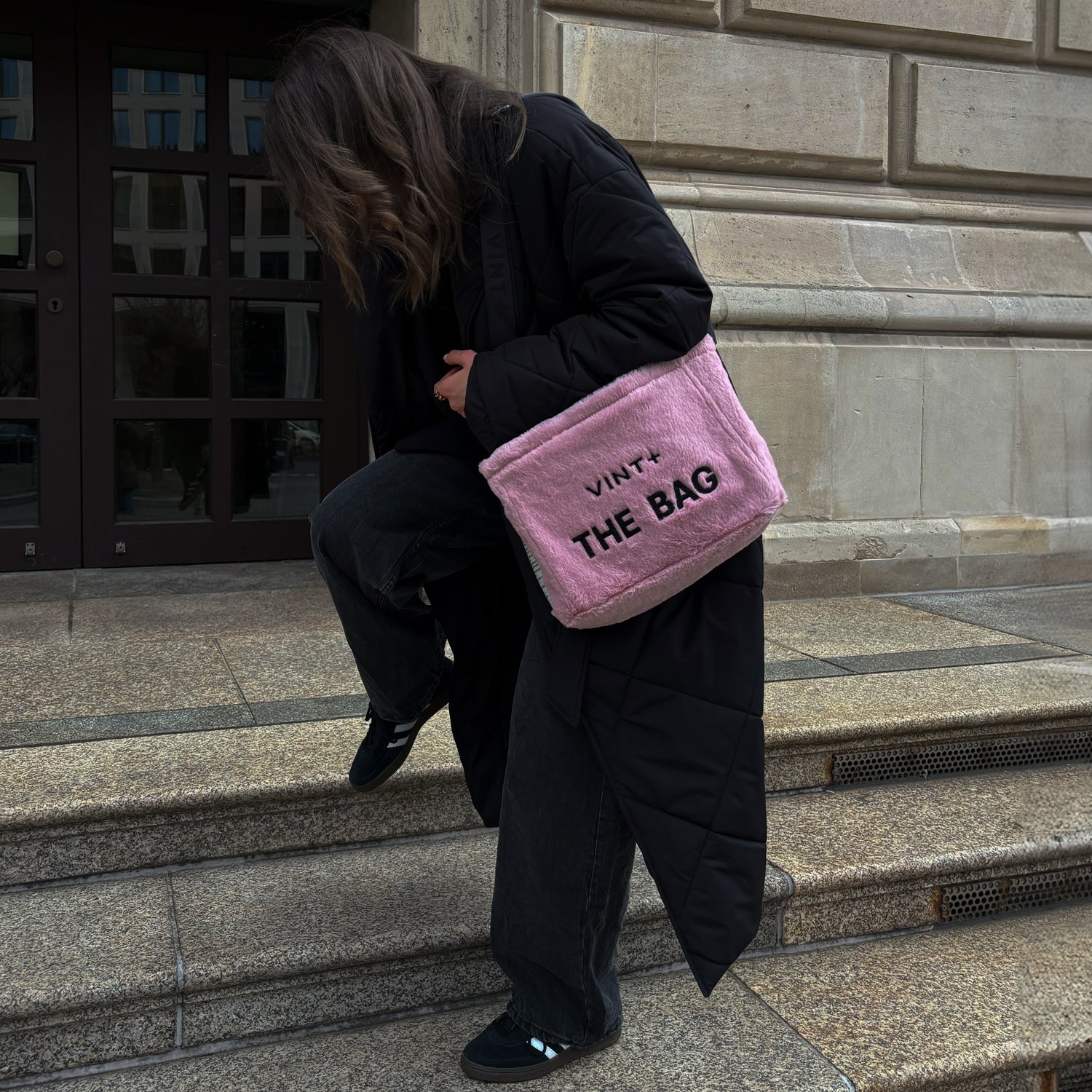 SAC CABAS MOELLEUX - ROSE