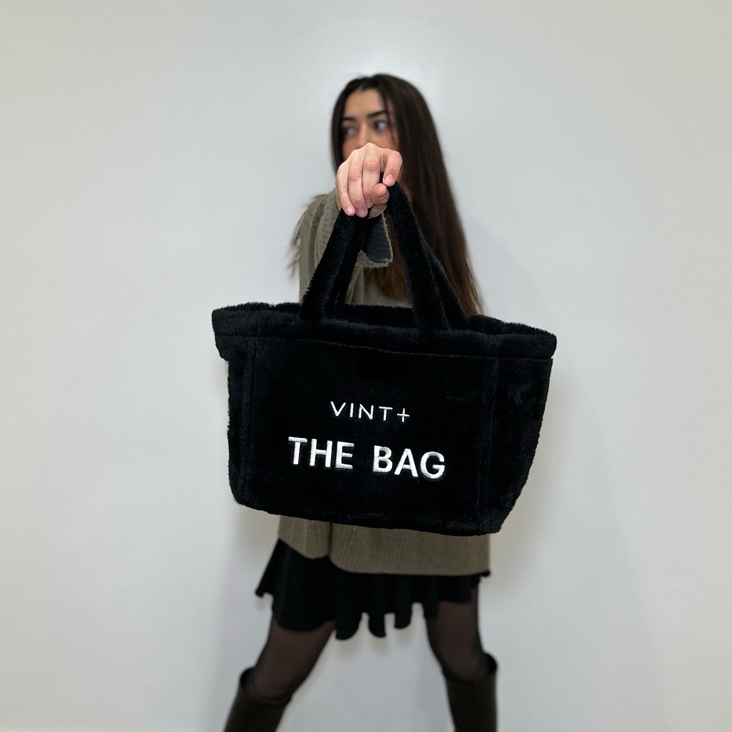 SAC CABAS MOELLEUX - NOIR
