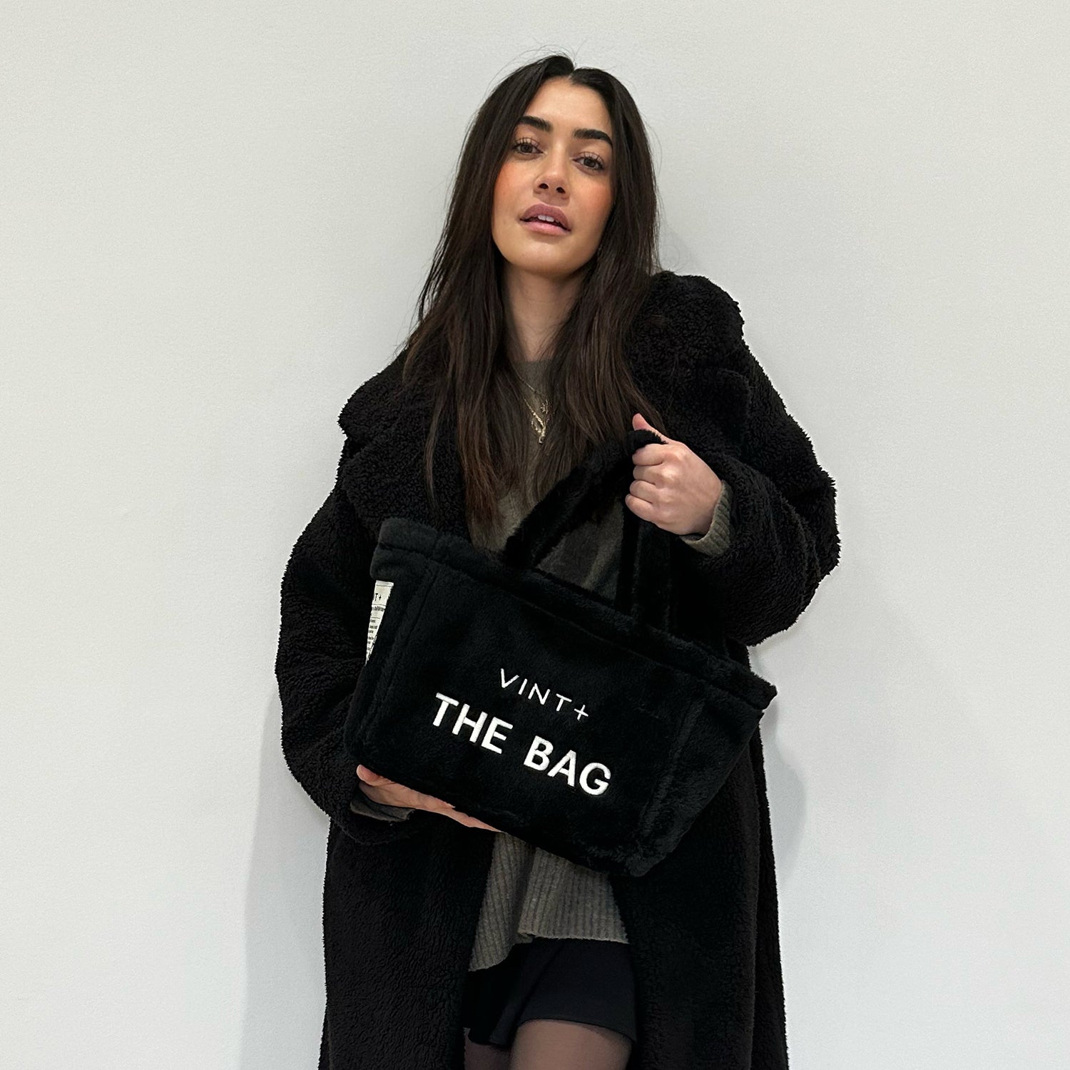 SAC CABAS MOELLEUX - NOIR