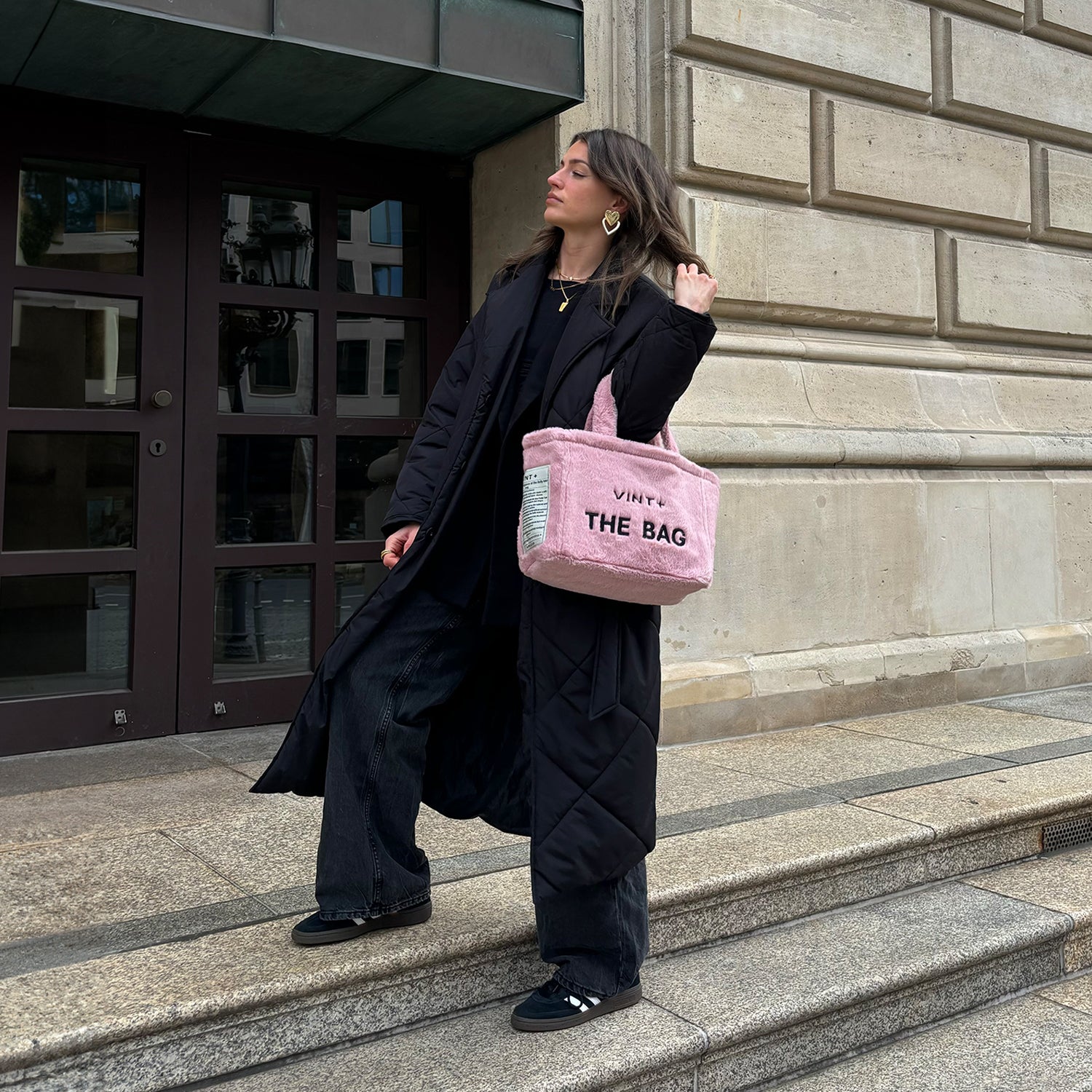 SAC CABAS MOELLEUX - ROSE