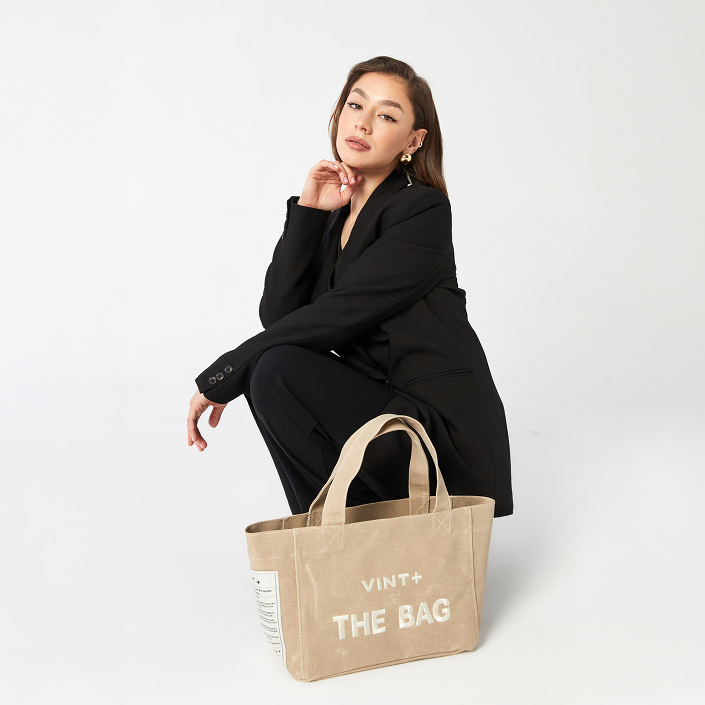 Mumlu Kanvas - Küçük Boy - Kum Rengi