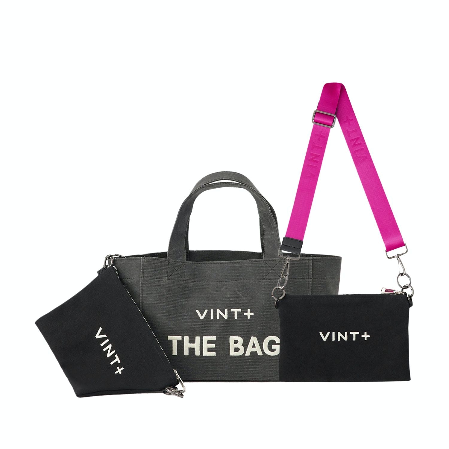 SAC EN TOILE IN & OUT - NOIR