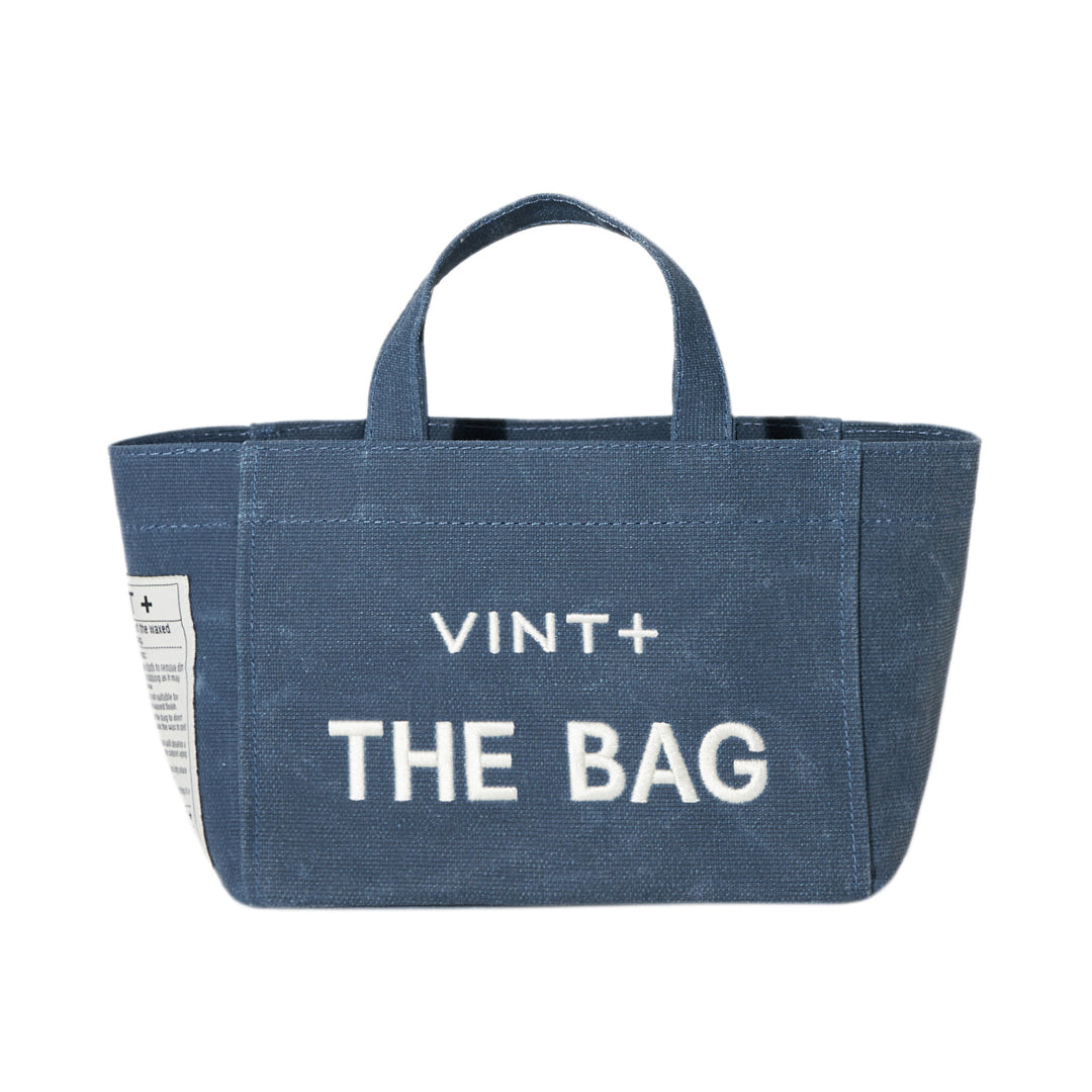 SAC CABAS EN TOILE - MINI - BLEU DENIM