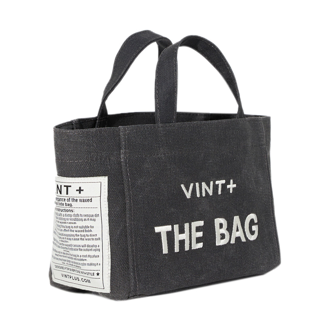 CANVAS TOTE BAG - MINI - ANTHRAZIT